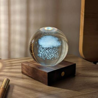 3D Laser Engraved Light | Rain Cloud