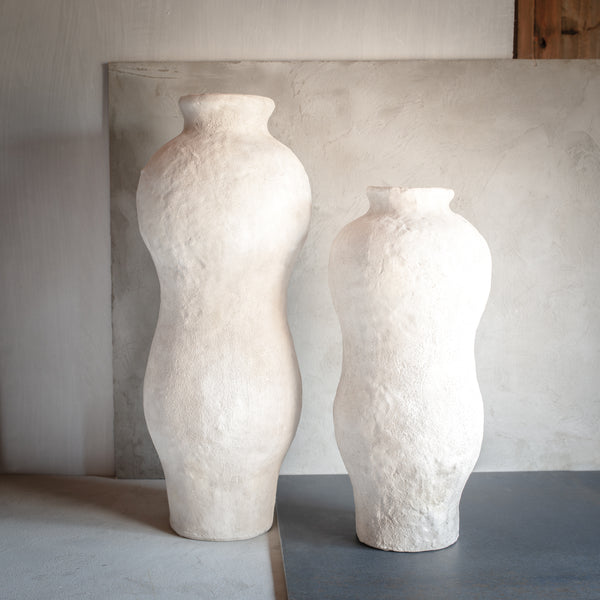 Batley Ceramic Vase | Medium | Ecru