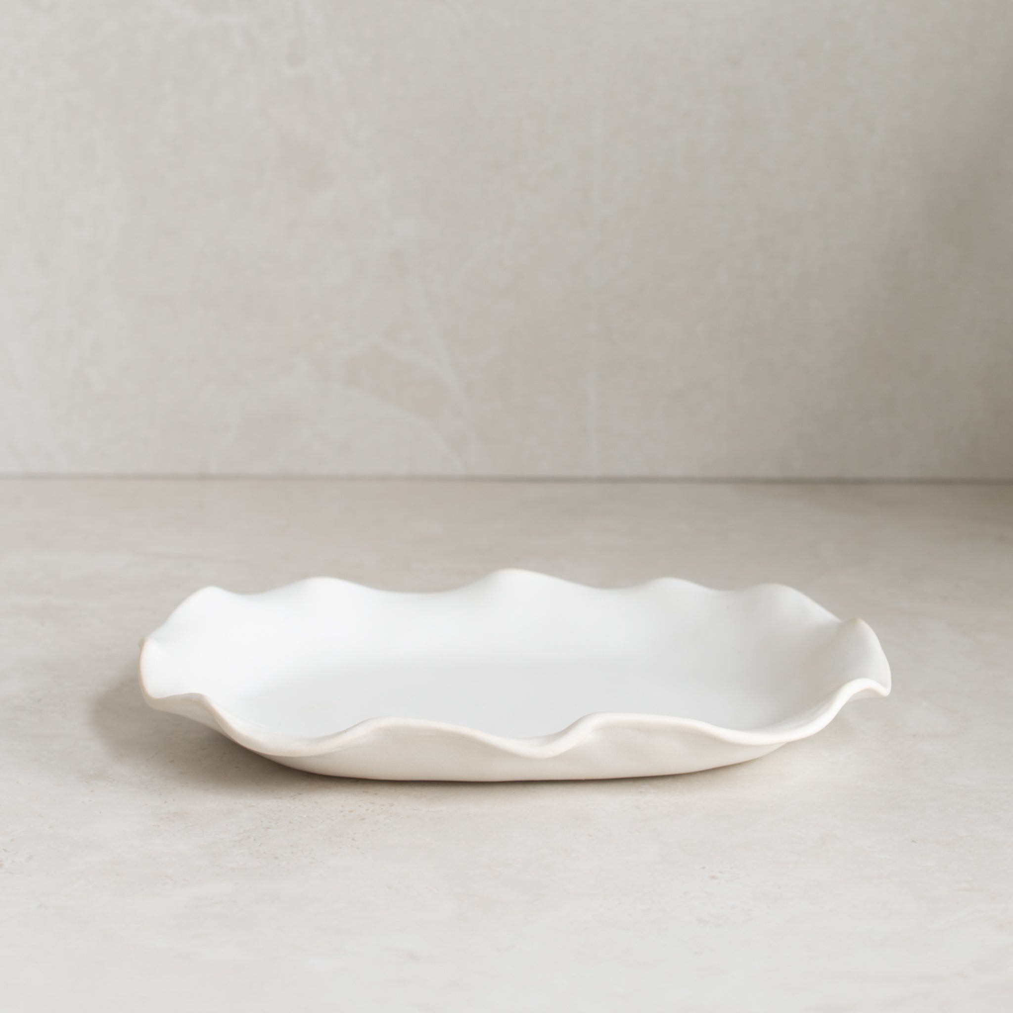 Blanca | Oval Ceramic Plate