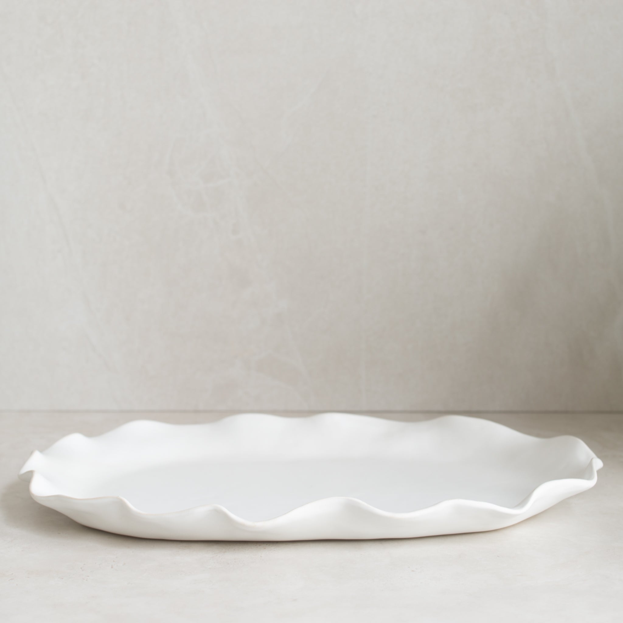 Blanca | Oval Ceramic Platter | Large