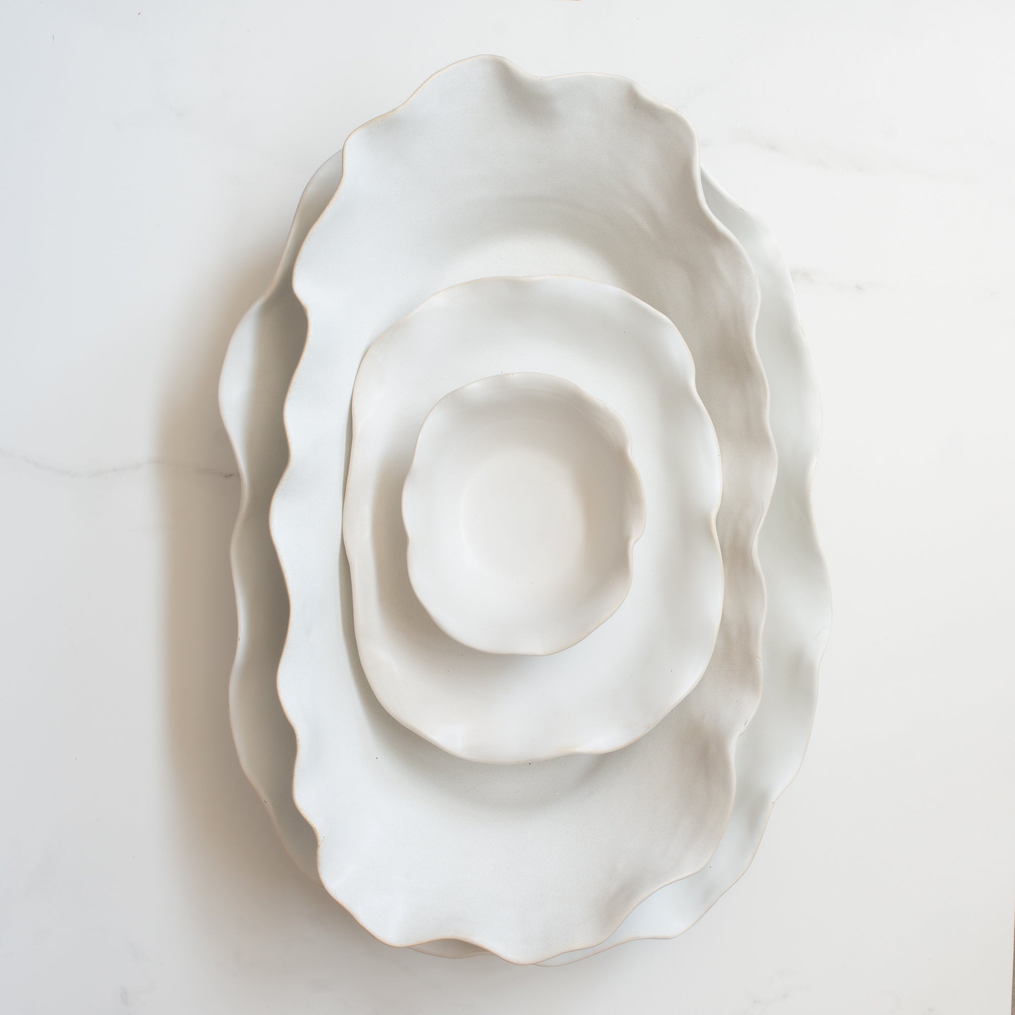 Blanca | Oval Ceramic Bowl | Small