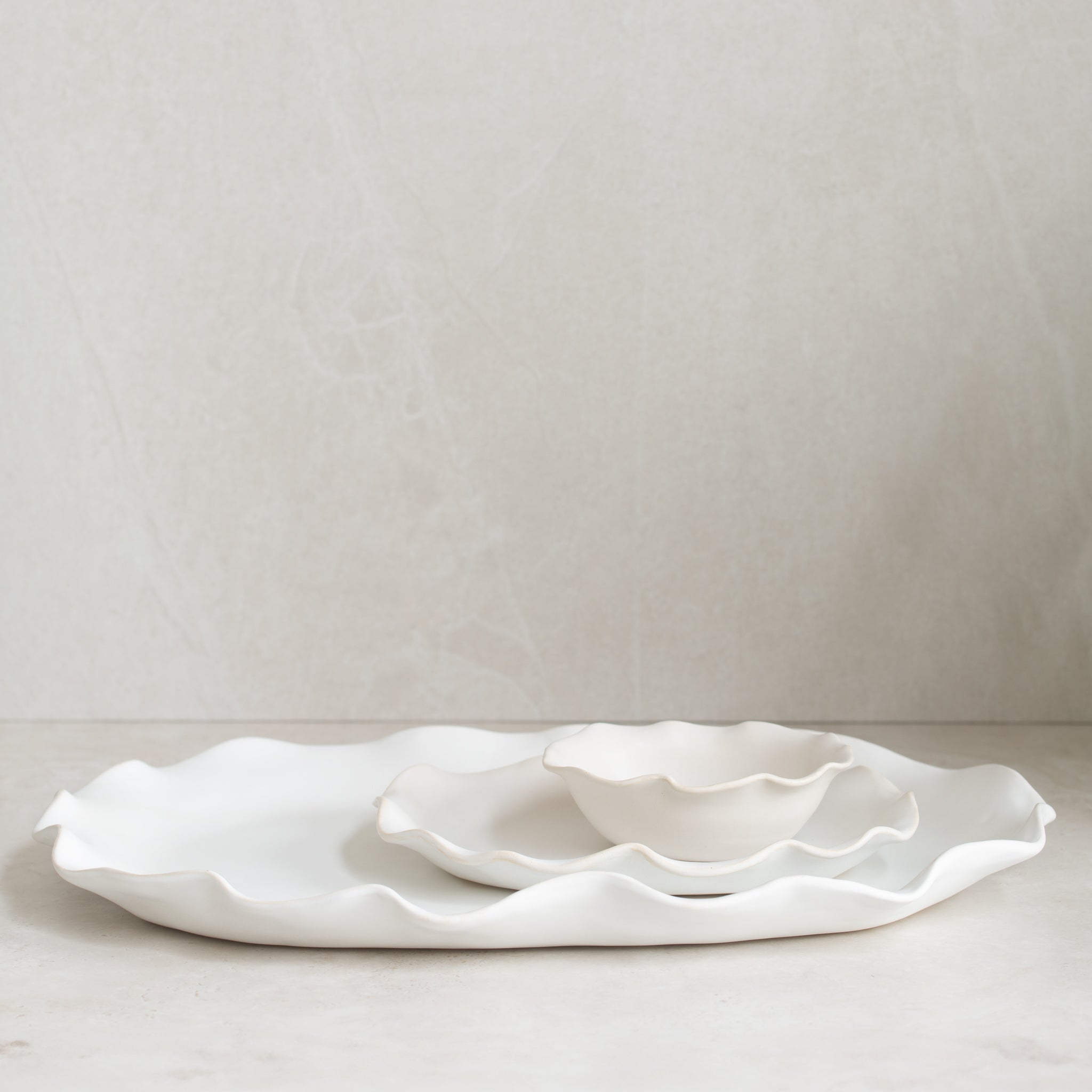 Blanca | Oval Ceramic Platter | Large