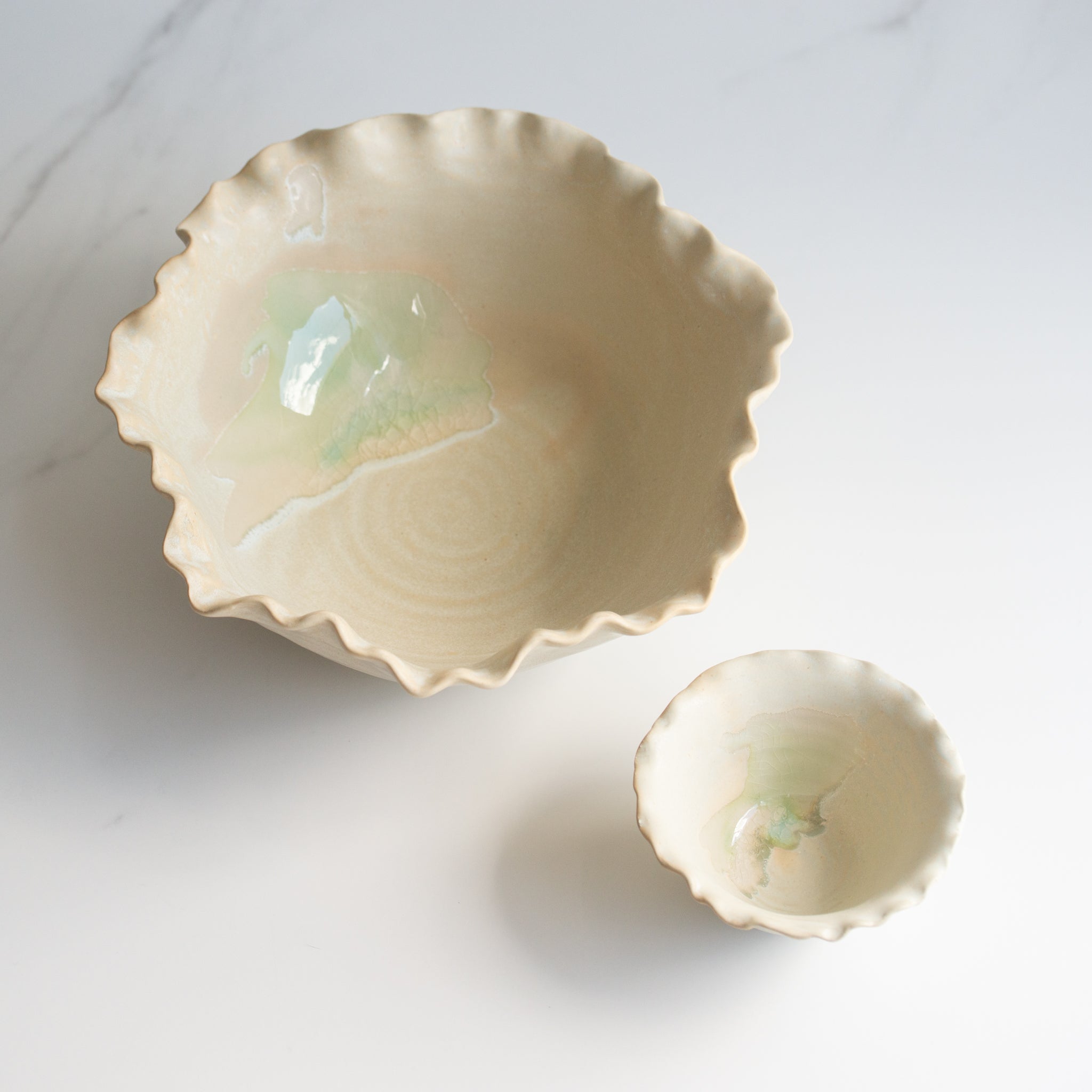 Blanca + Vert | Ceramic Bowl | Large