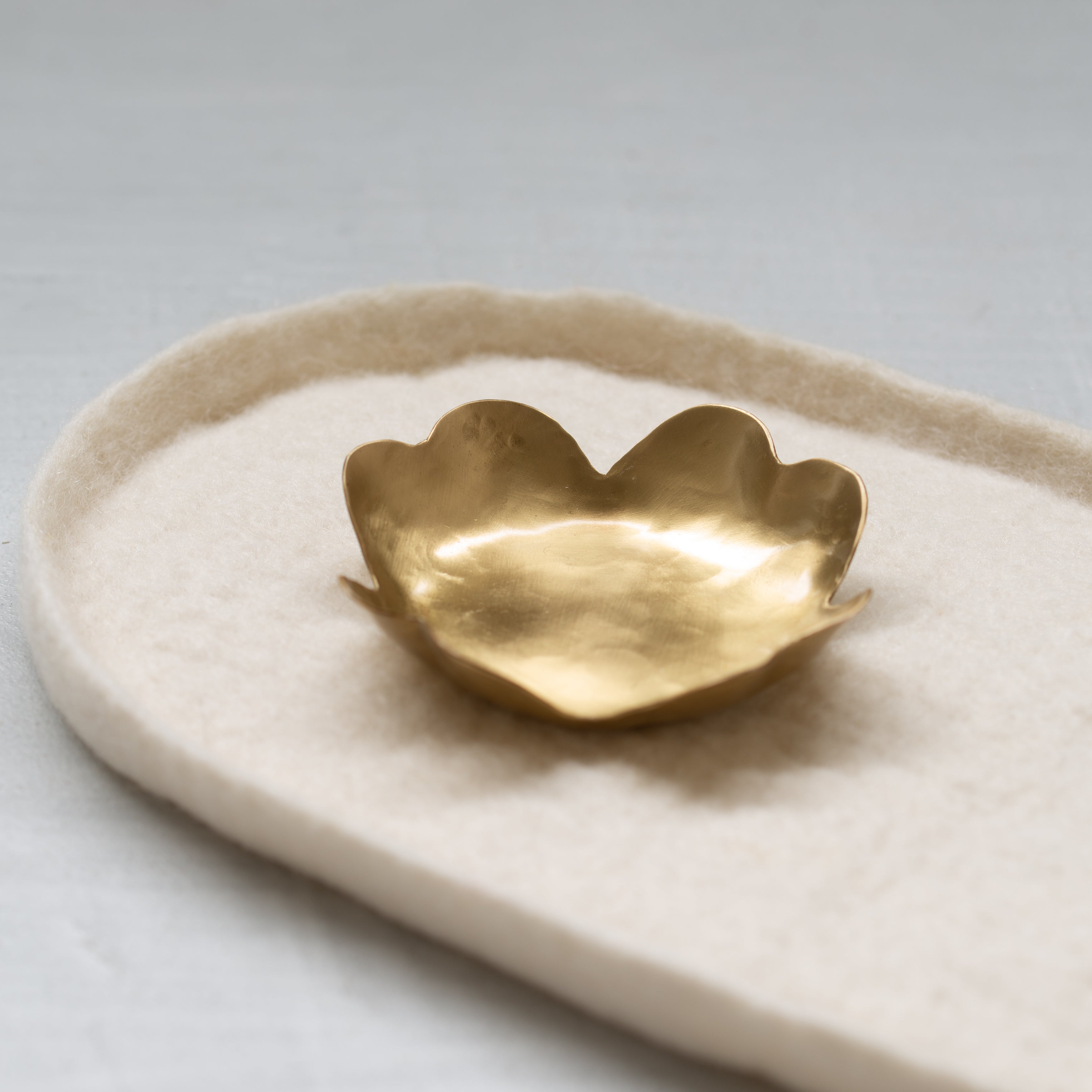 Brass Trinket  Plates