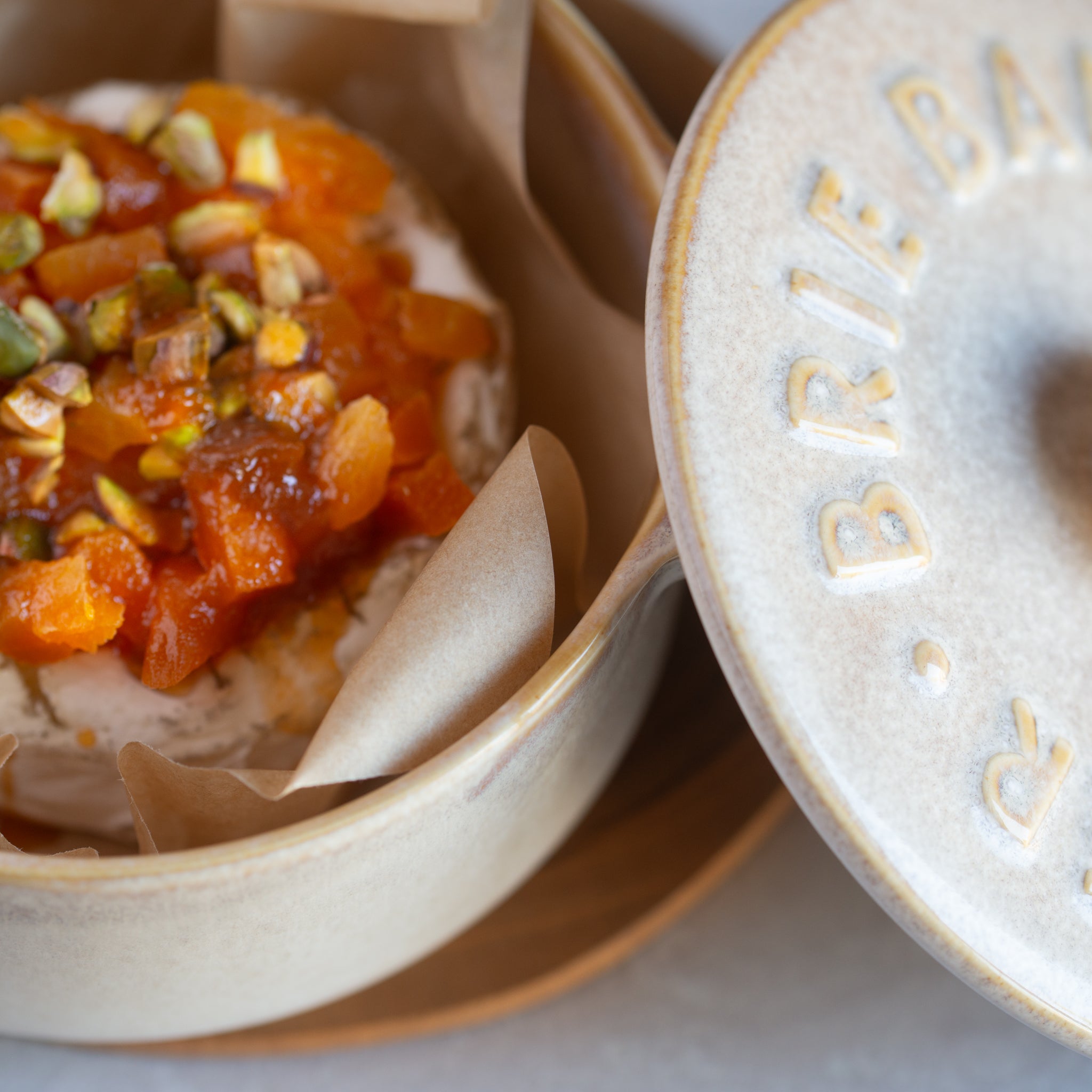 Ceramic Brie Baker| Natural