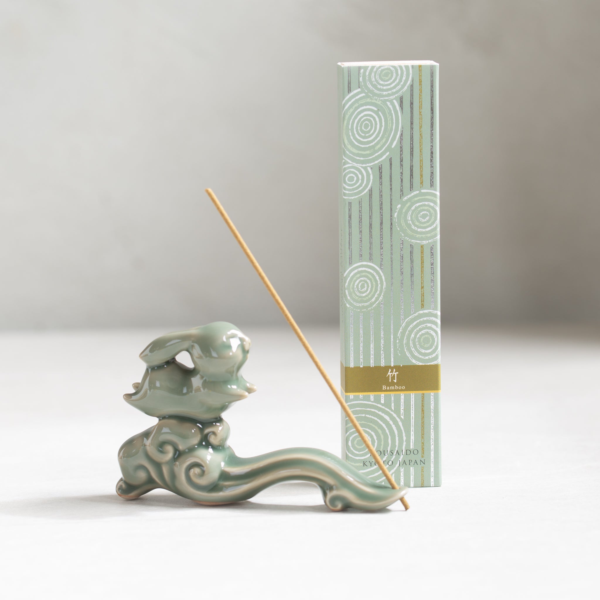 Incense Holder | Celadon Cloud Rabbit
