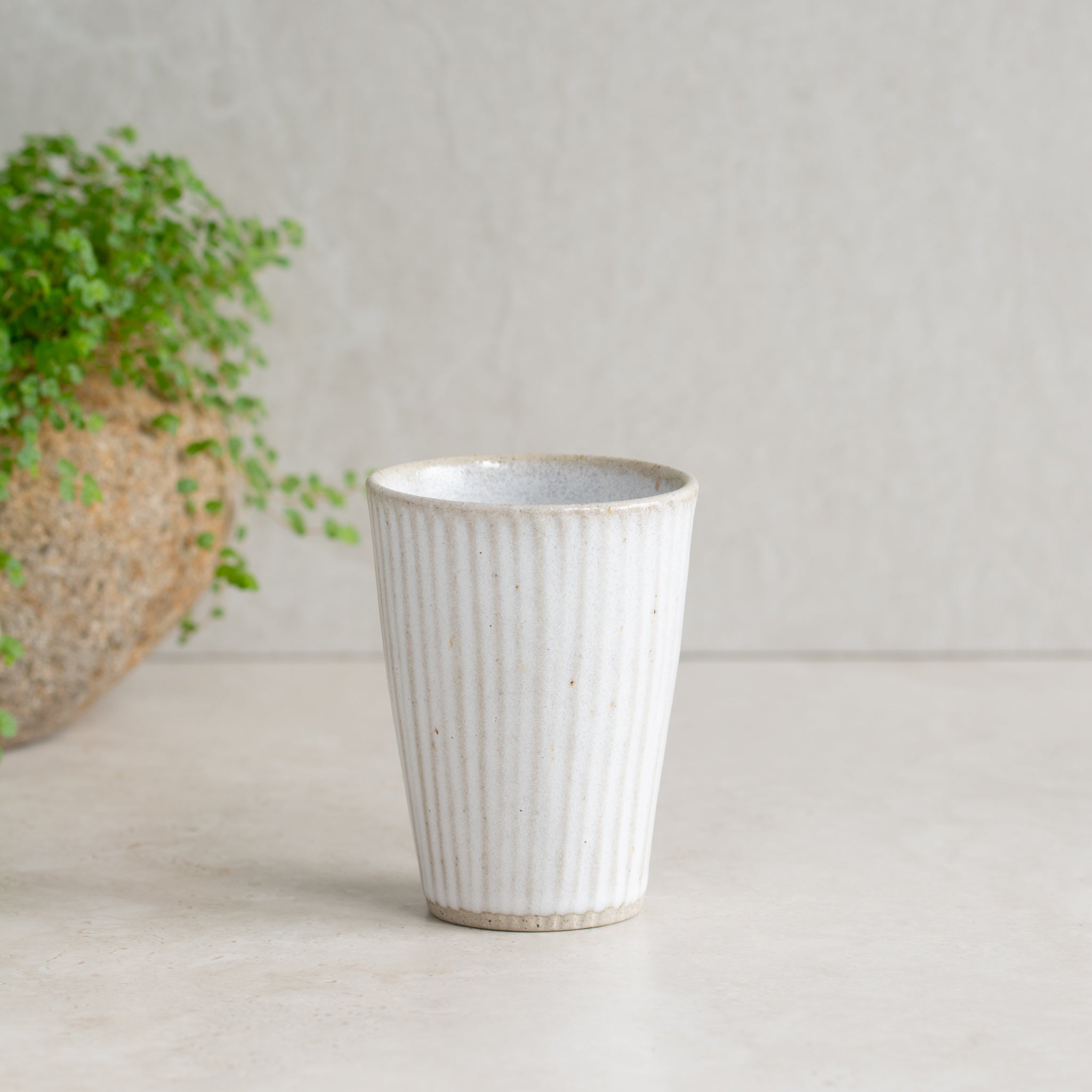 Striped Latte Mug