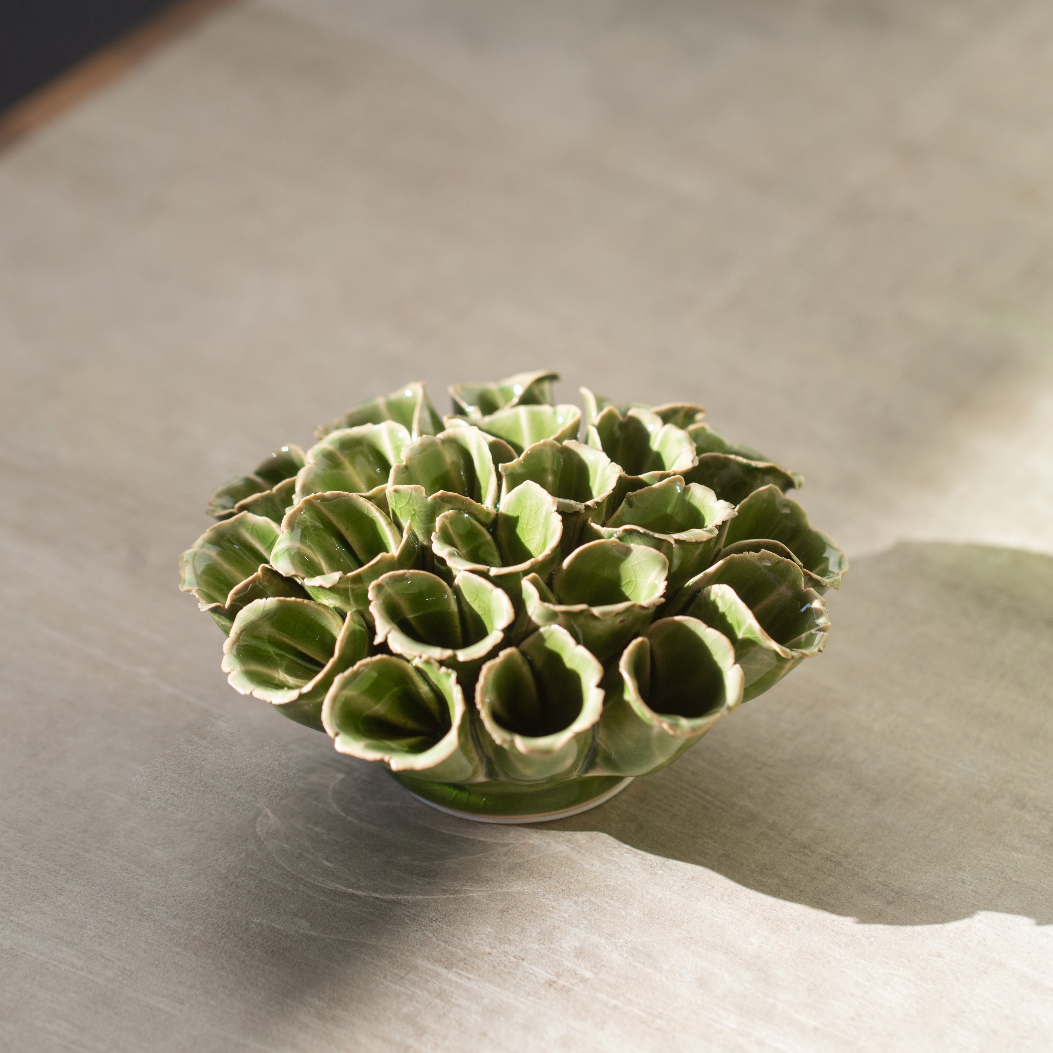 Ceramic Succulent | Green