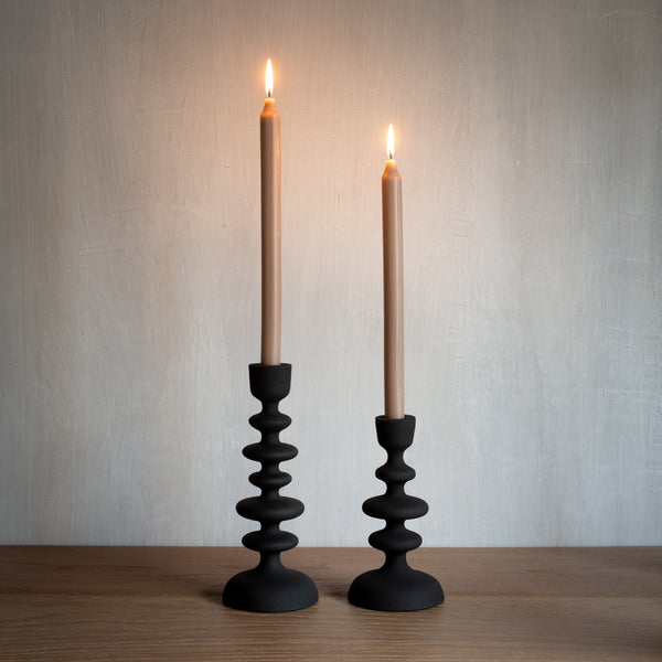 Courbe Candlestand | Black | 20cm
