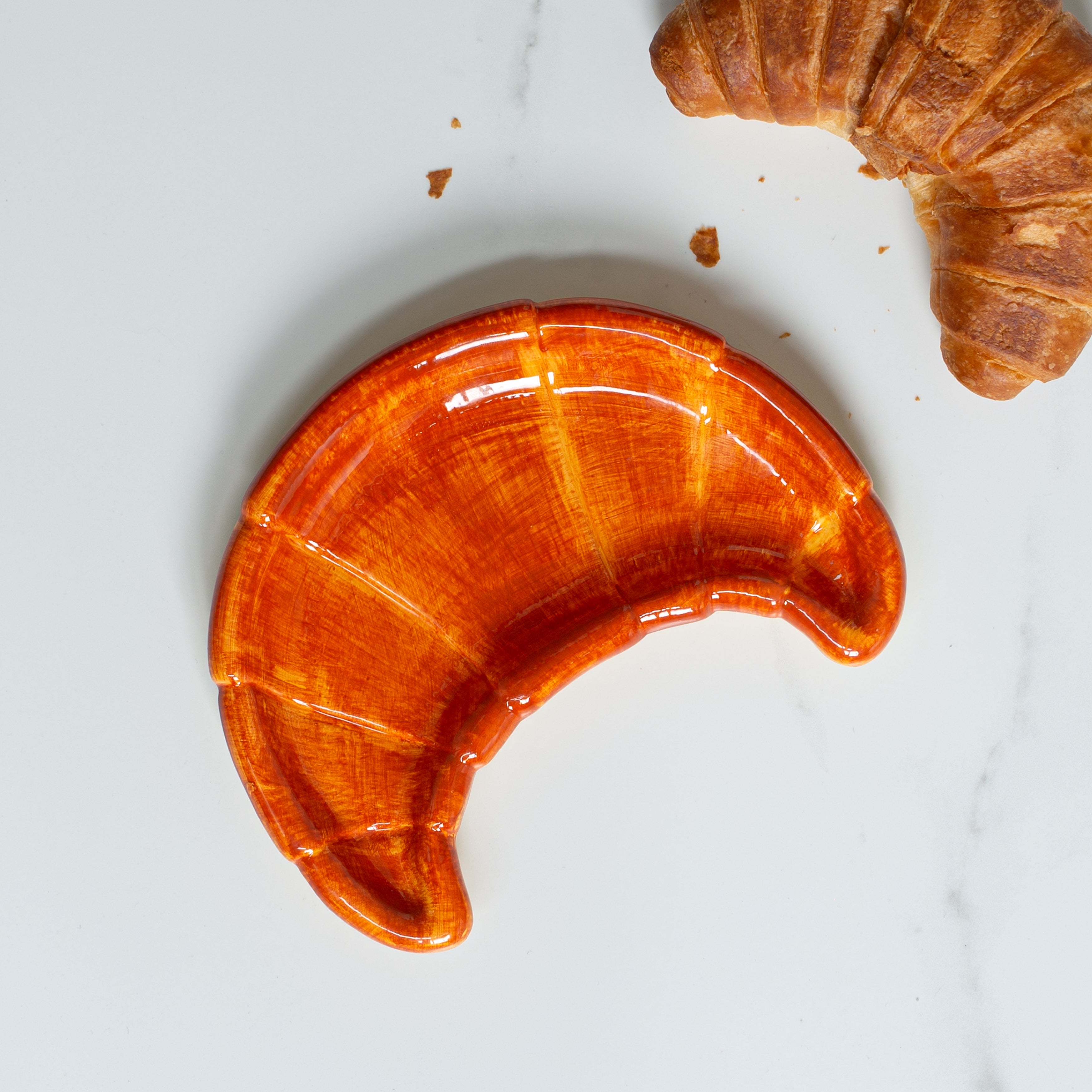 Ceramic Croissant Plate