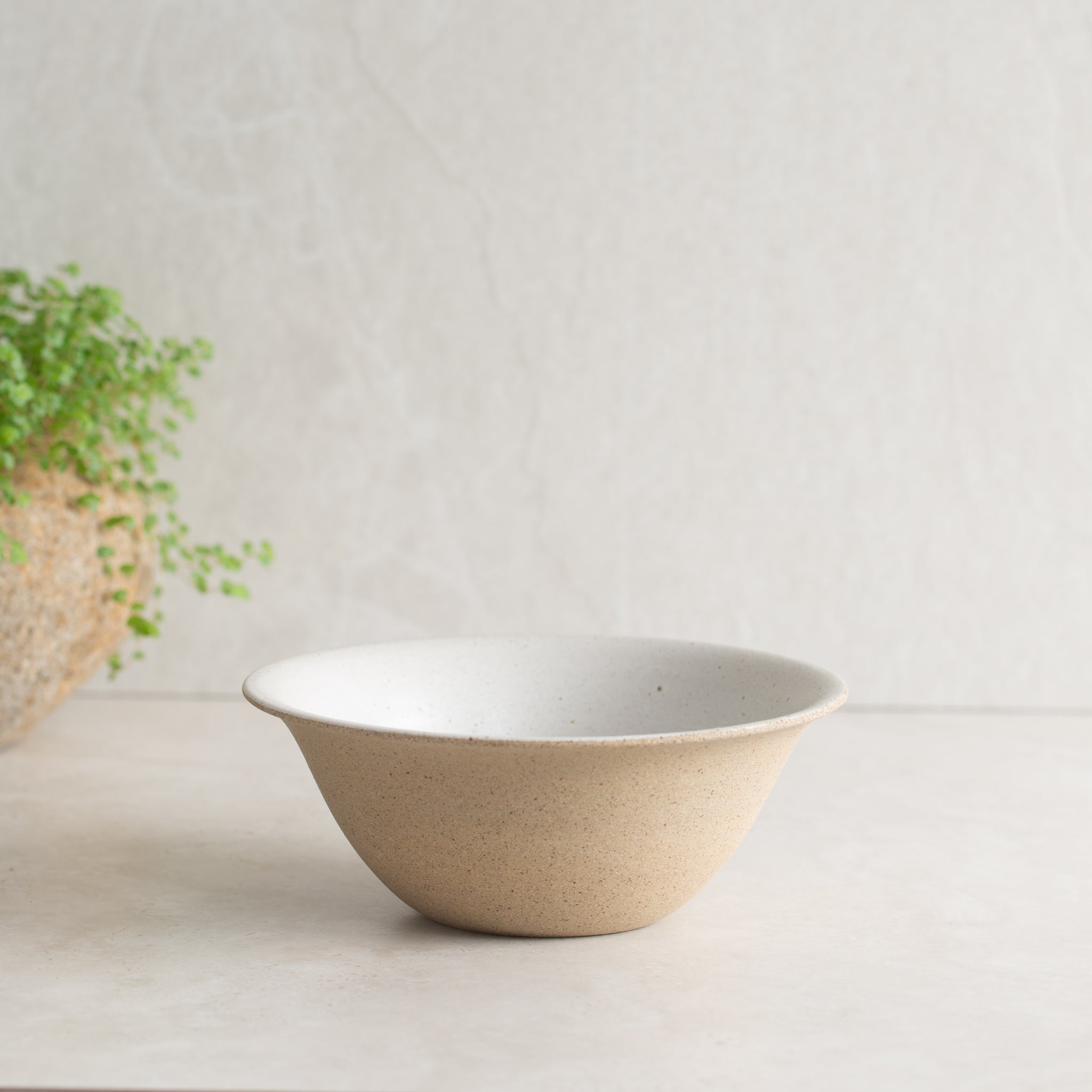 Curve Lip Ceramic High Sided Bowl