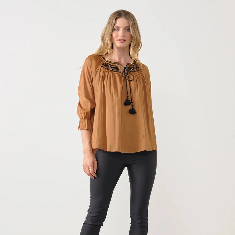 Embroidered Tunic | Copper