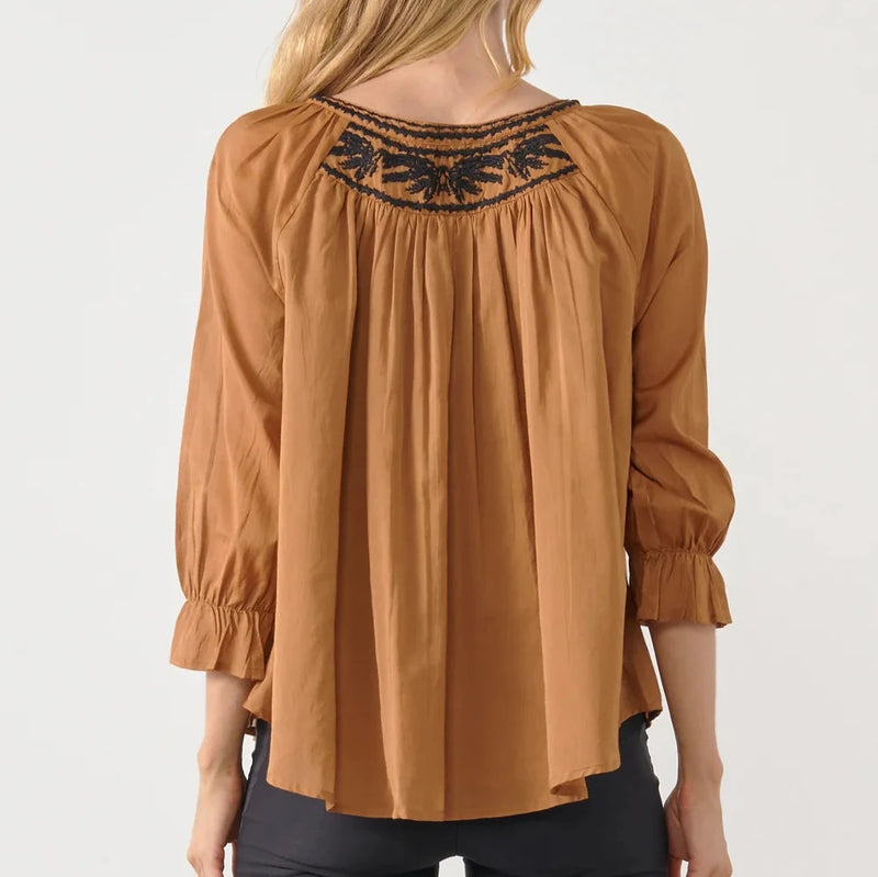 Embroidered Tunic | Copper