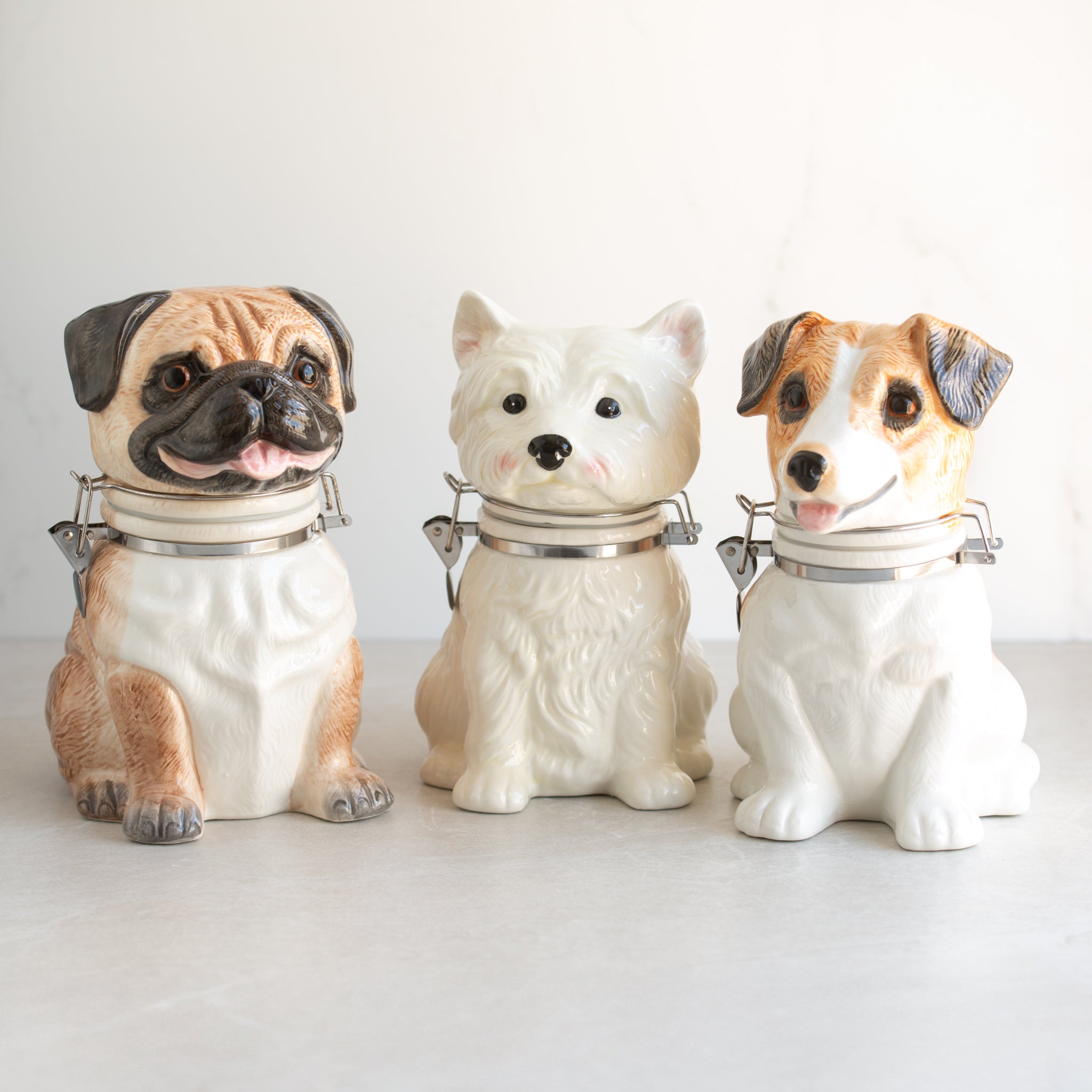 Pug | Ceramic Dog Treat Jar