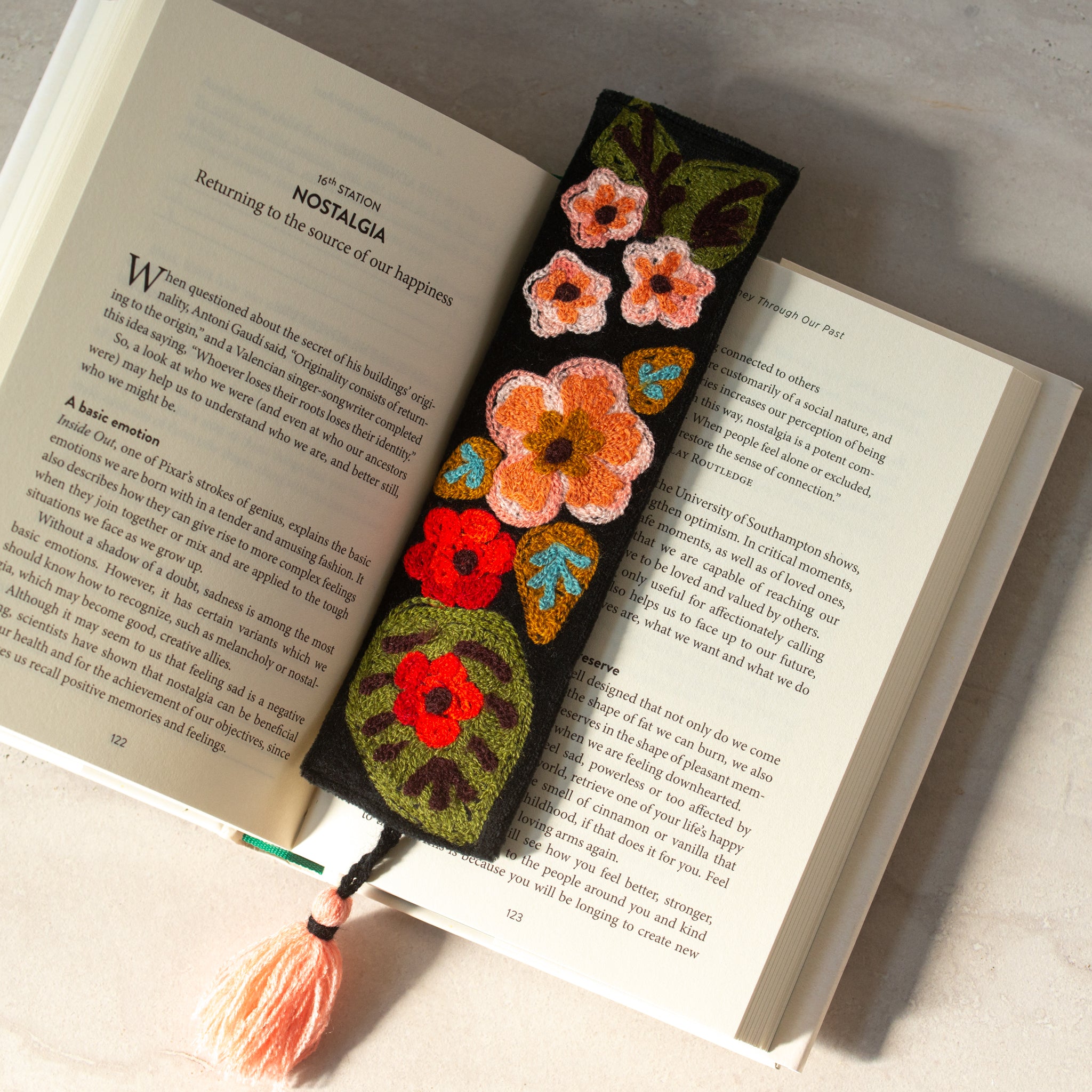 Embroidered Bookmark | Bloom