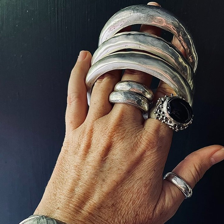 Chunky Stacking Ring | Silver