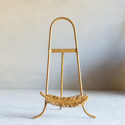 Feather Plate / Book Stand | Gold