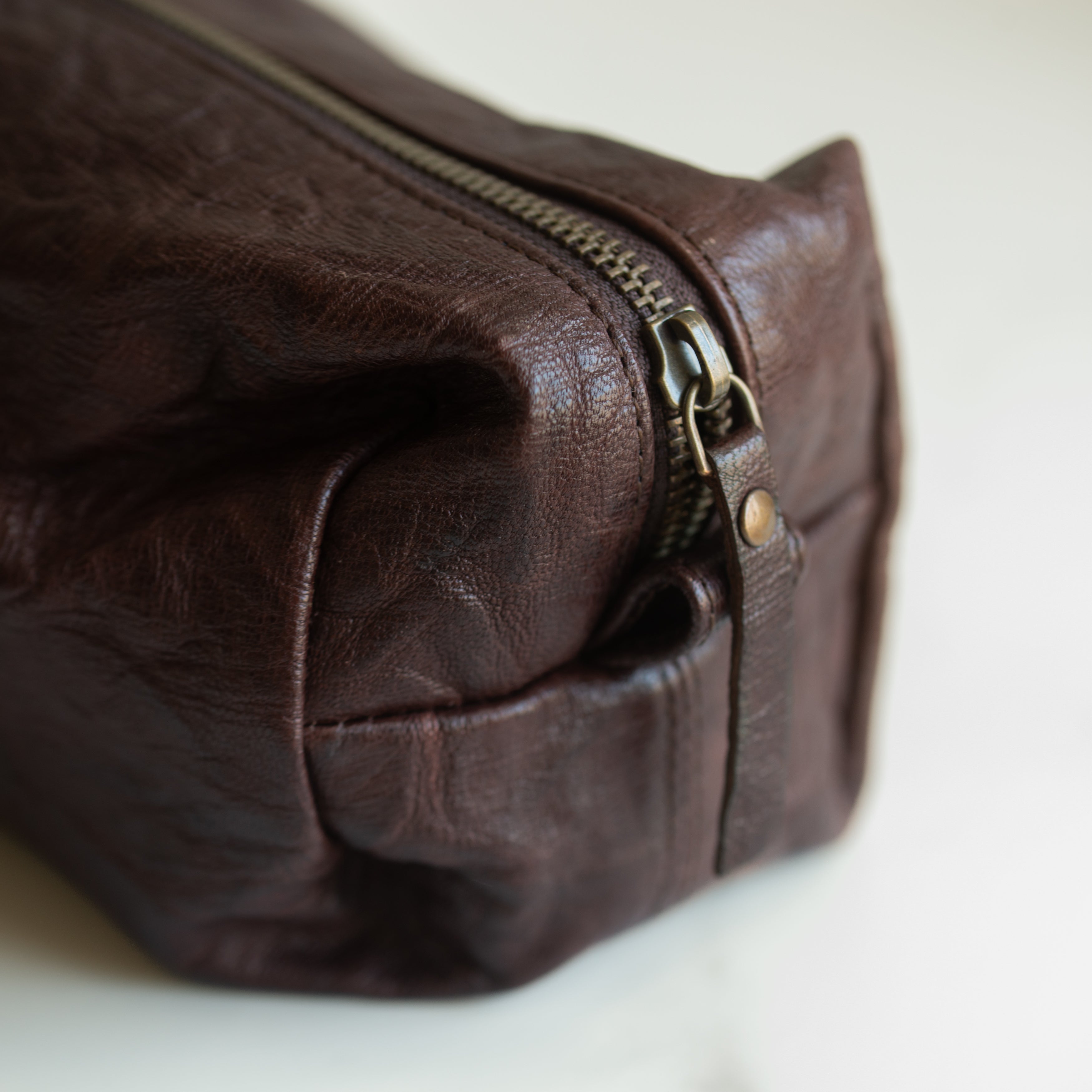 Leather Wash Bag