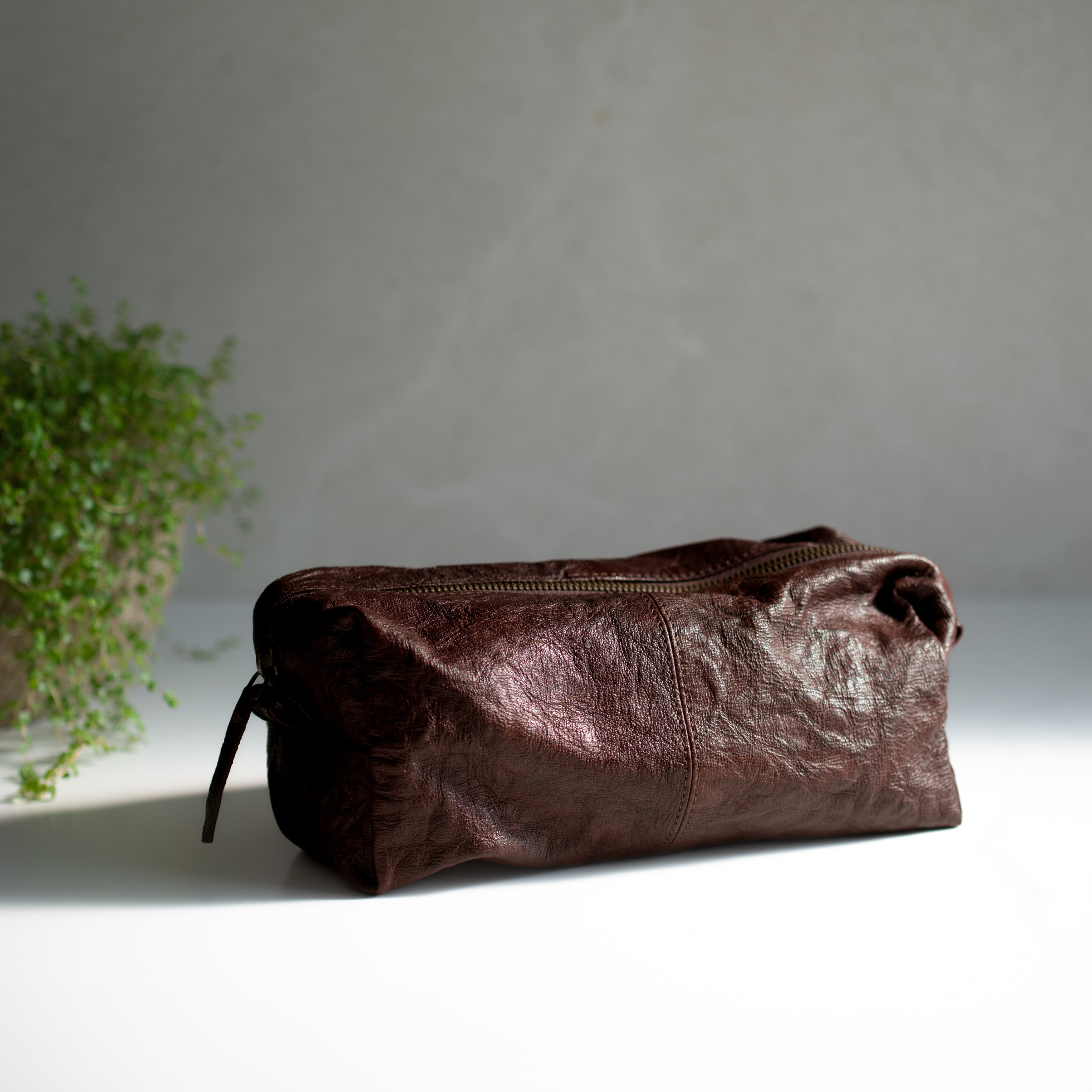 Leather Wash Bag