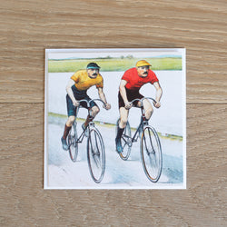 Greeting Card | On your Bike - A Red Hot Finish