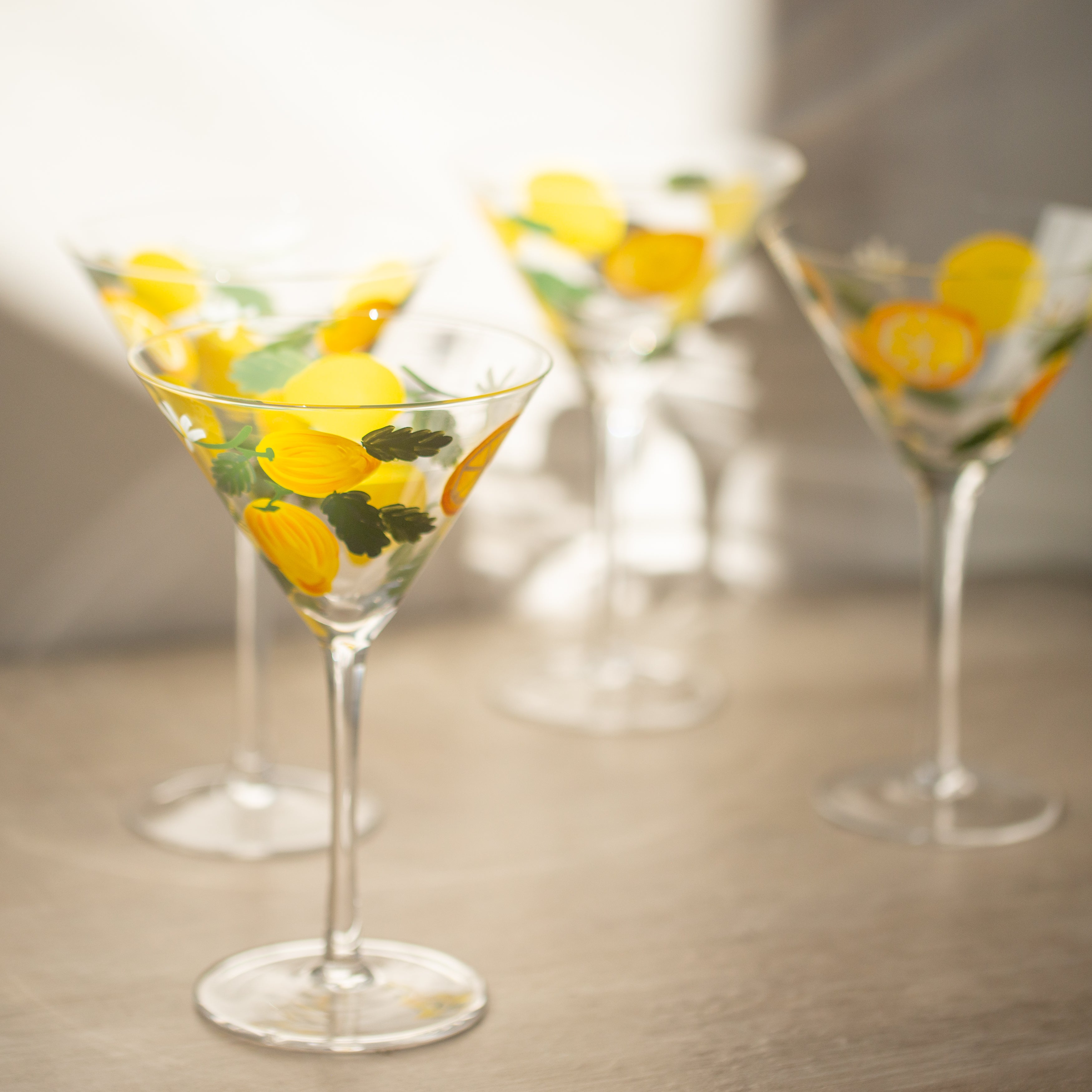 Martini Glass | Limone | Set of 4