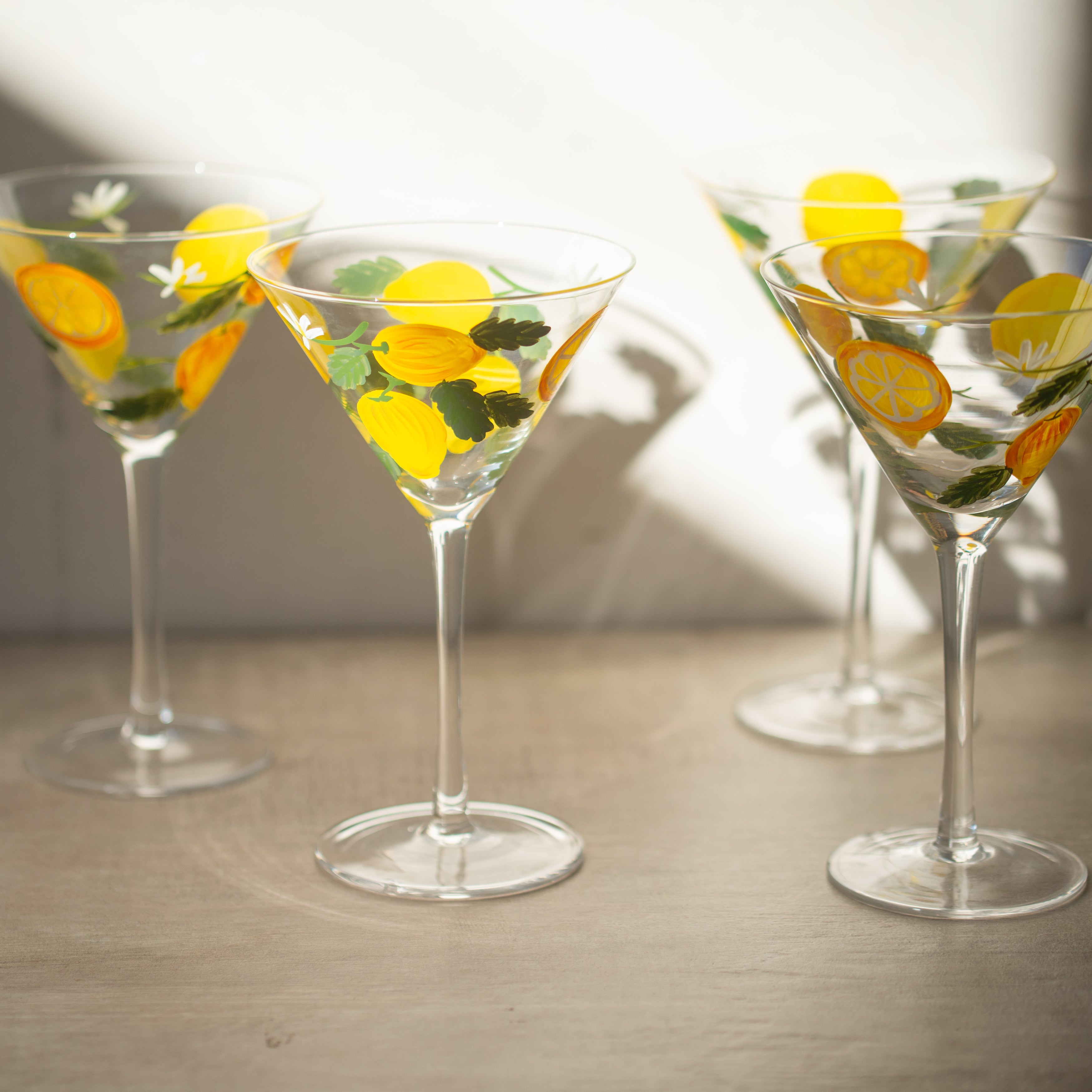 Martini Glass | Limone | Set of 4