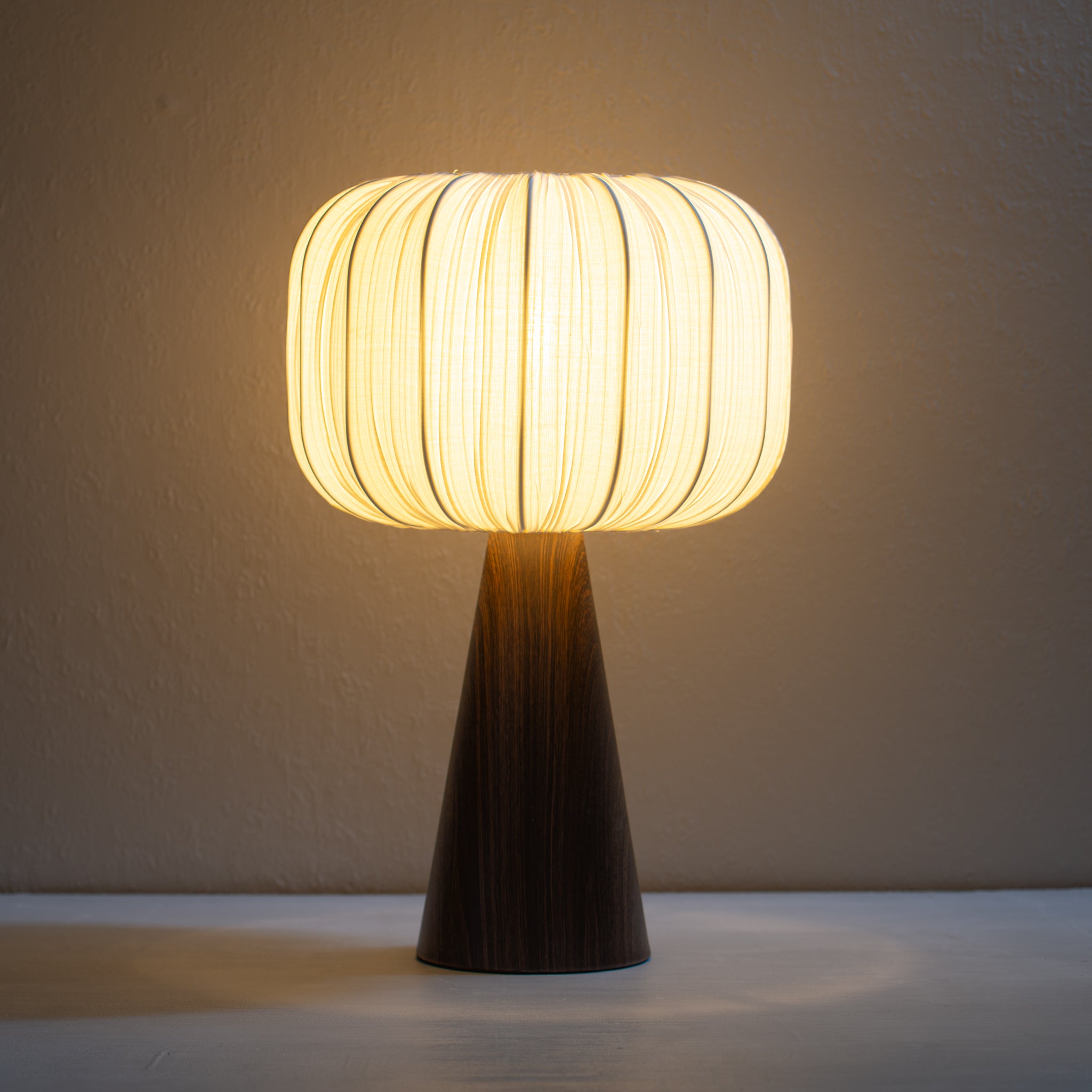 Havana Table Lamp | Walnut + Ivory