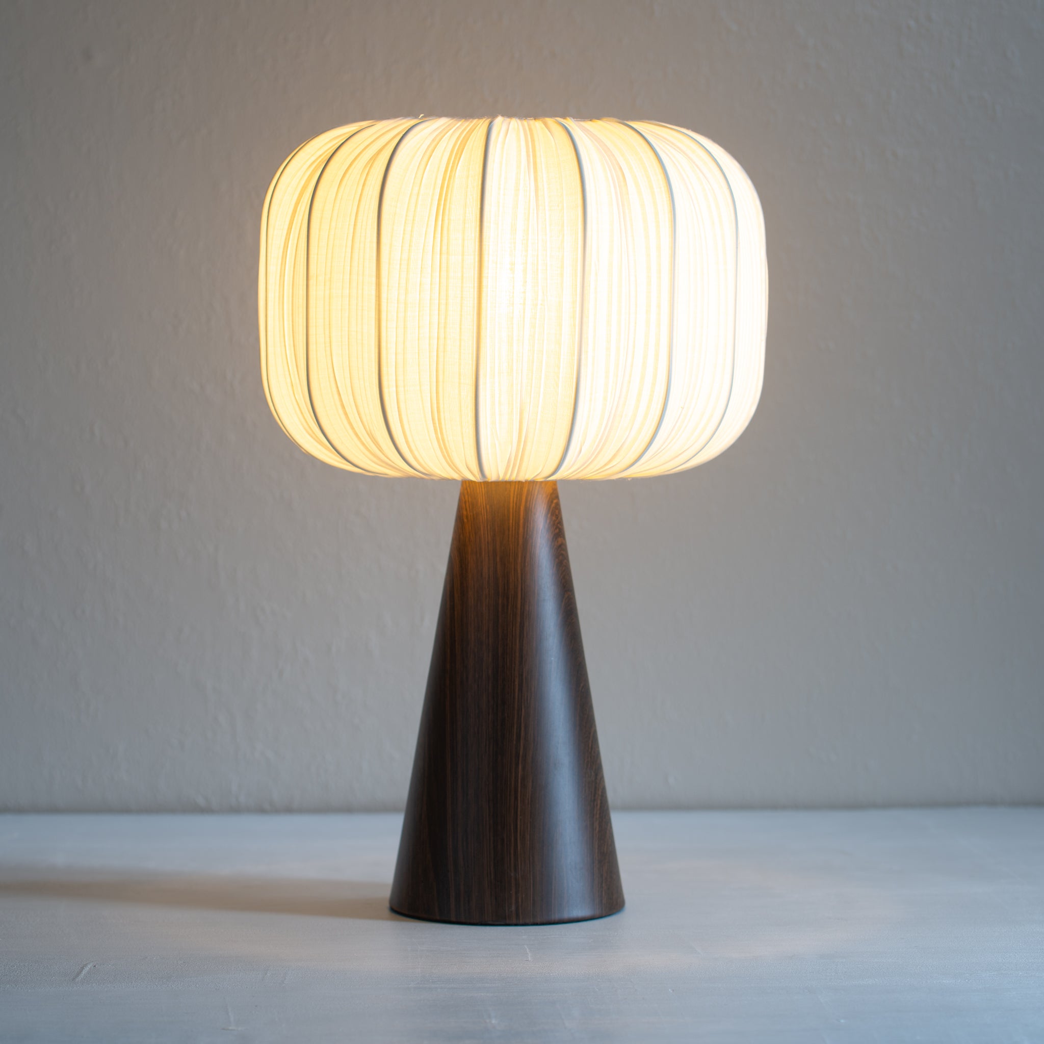 Havana Table Lamp | Walnut + Ivory