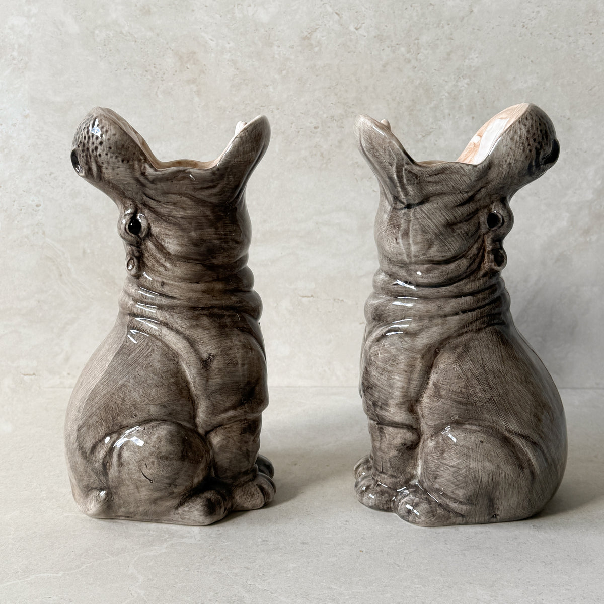 Ceramic Vase Set/2 | Hippos