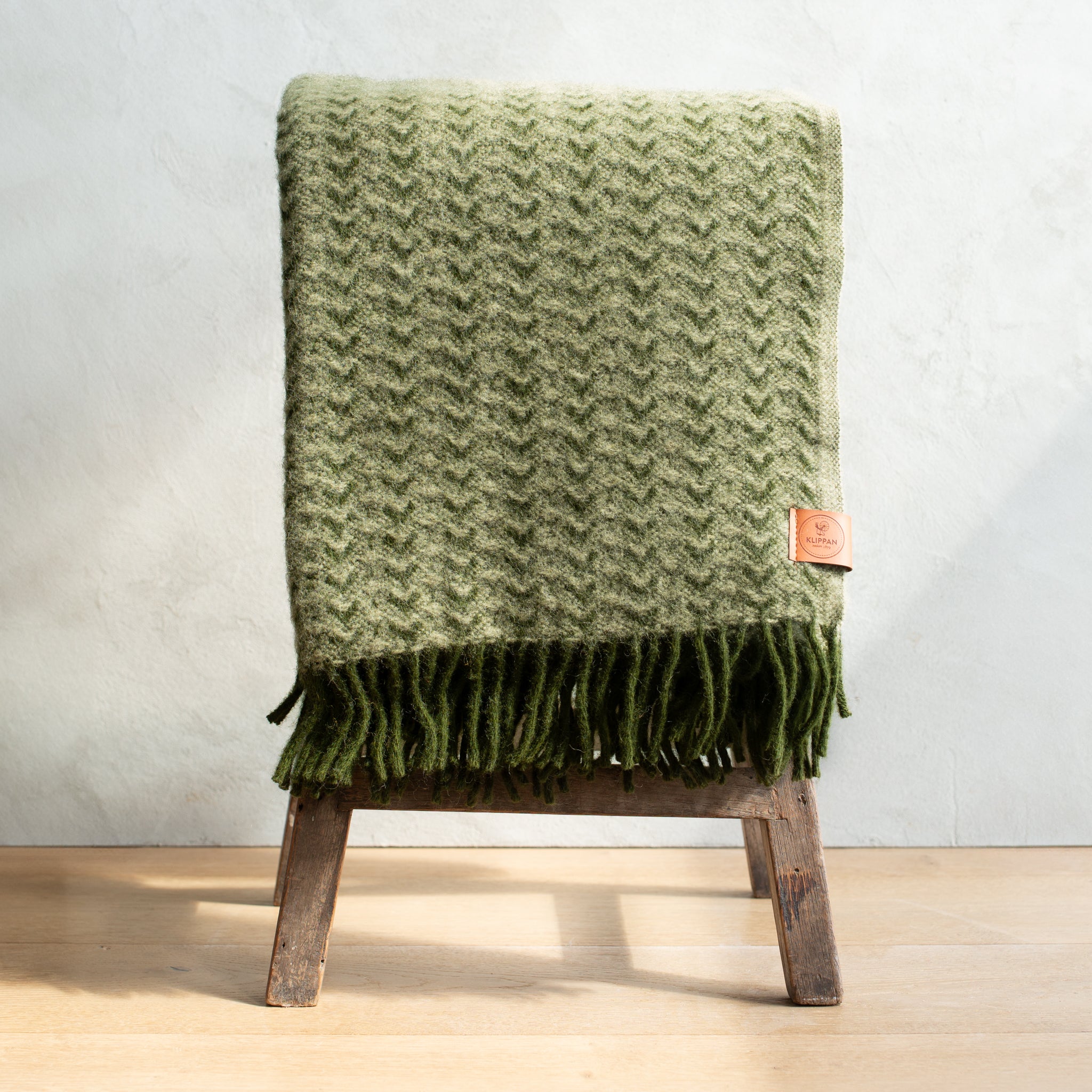 Klippan NZ Wool Blanket | Ilse | Wood Green