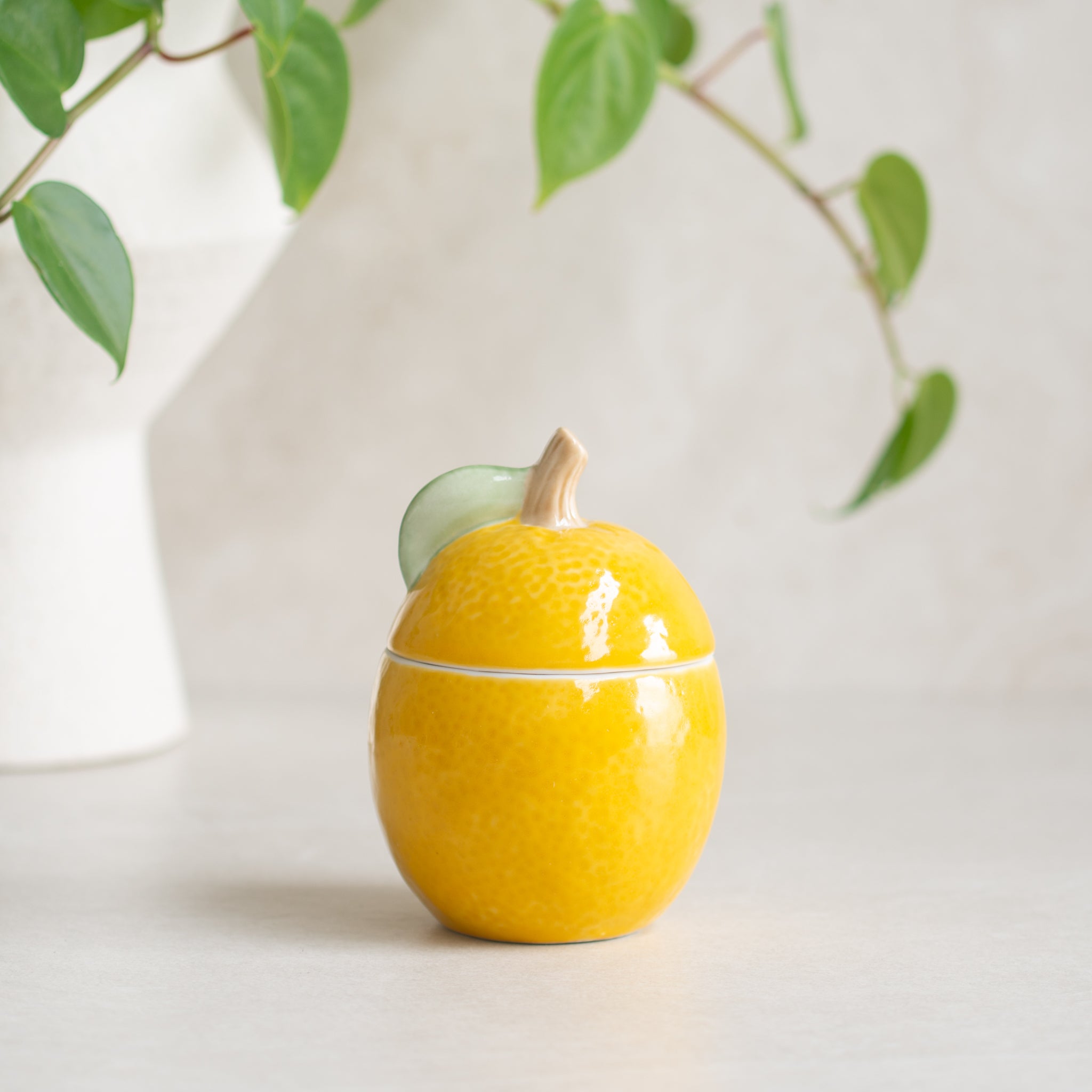 Limone Ceramic Jar