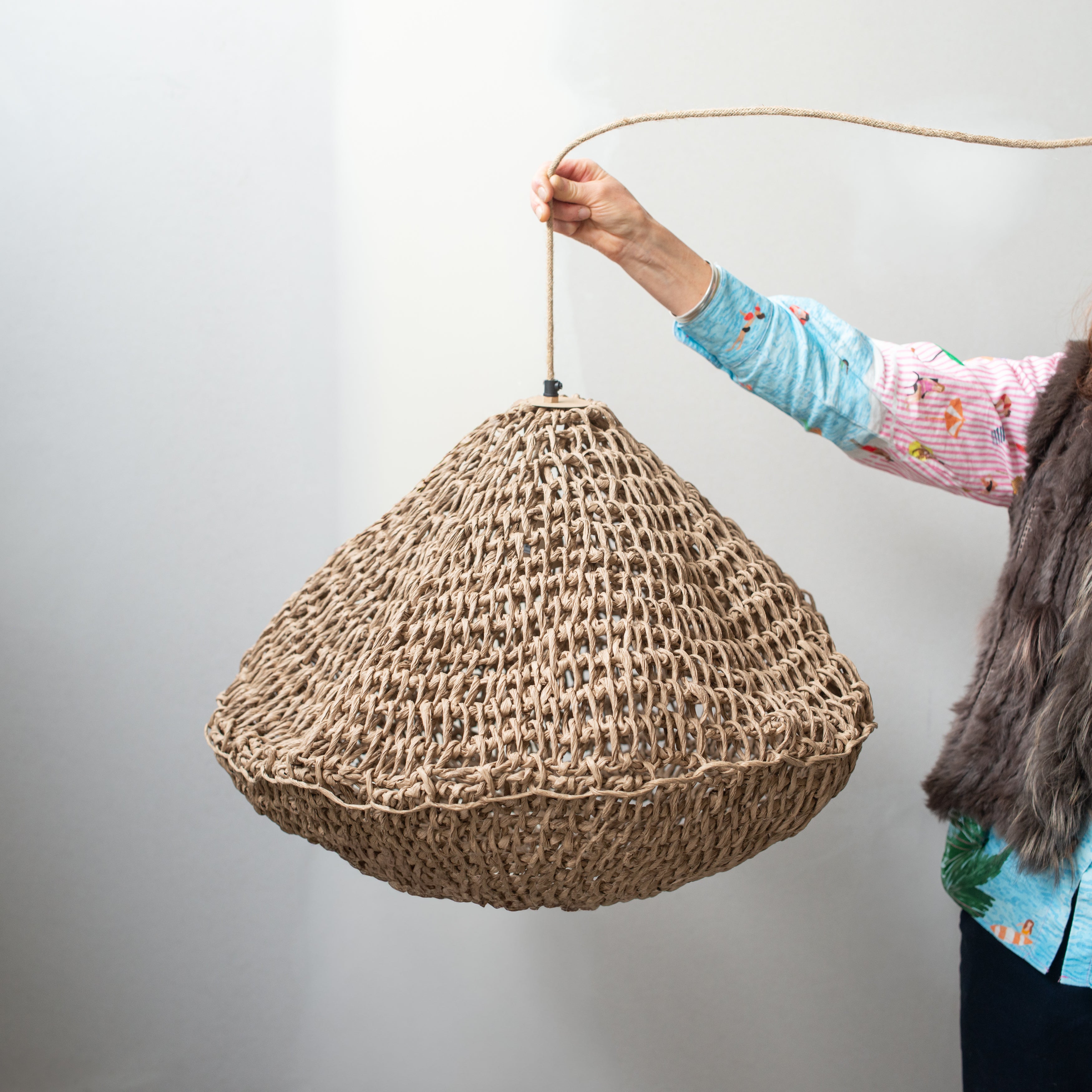 Lumi | Woven Pendant | Piatta