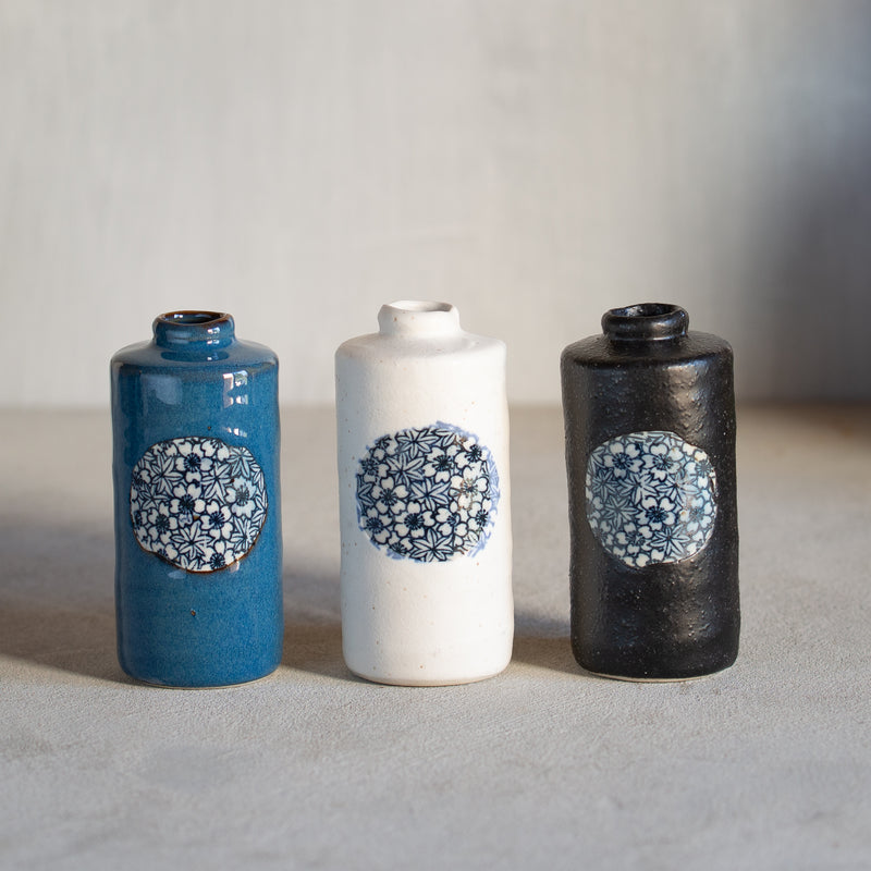 Japanese Ceramics | Maple Blossom Vase | Cylinder