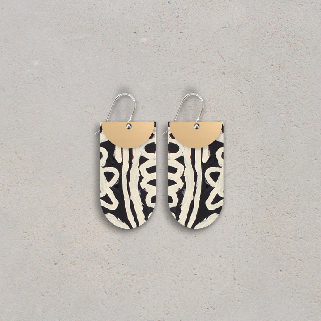 Layered Tab Drop Earrings | Murdie Morris