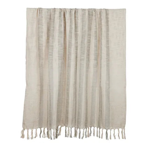 Summer Cotton Throw | Grey