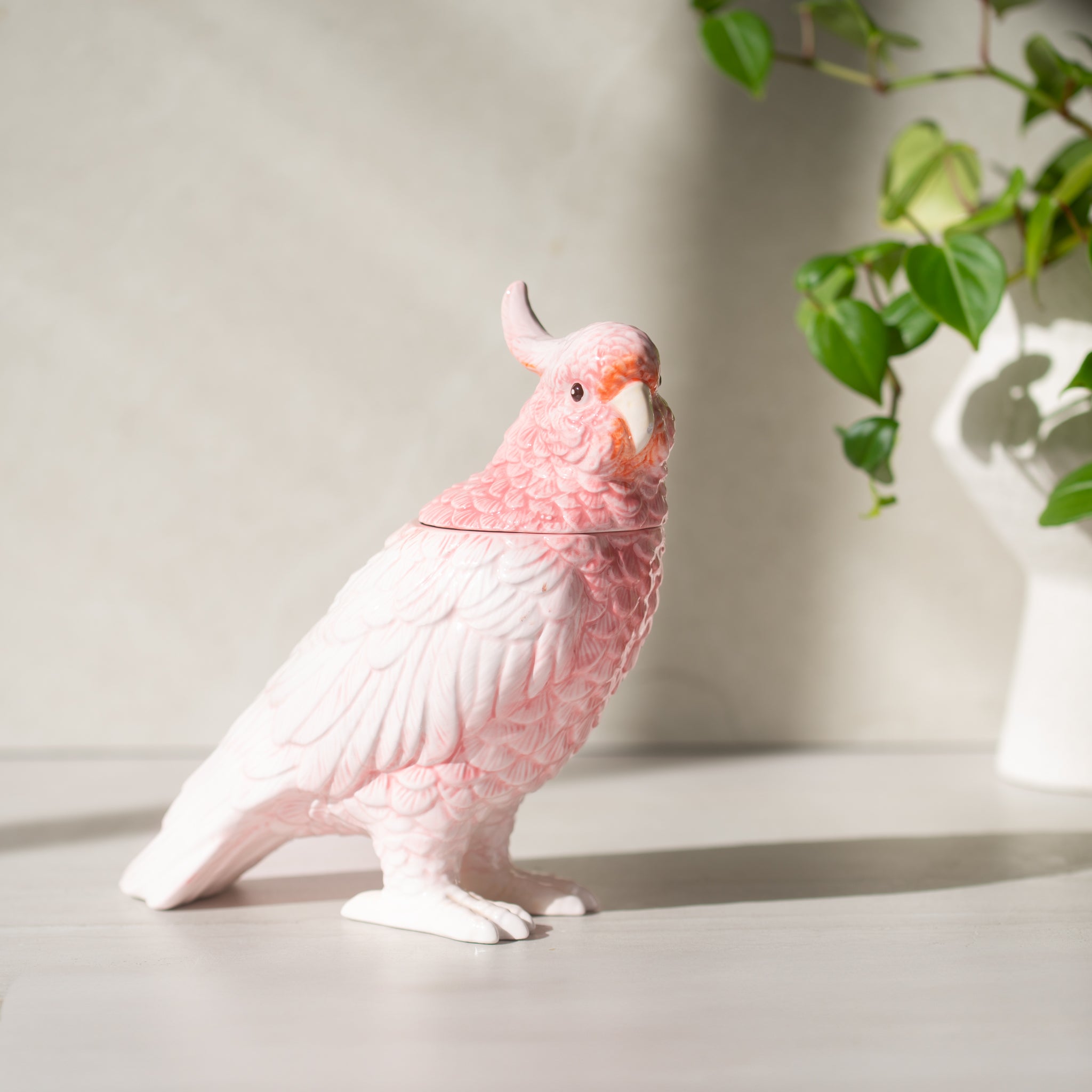 Paloma Ceramic Parrot Jar