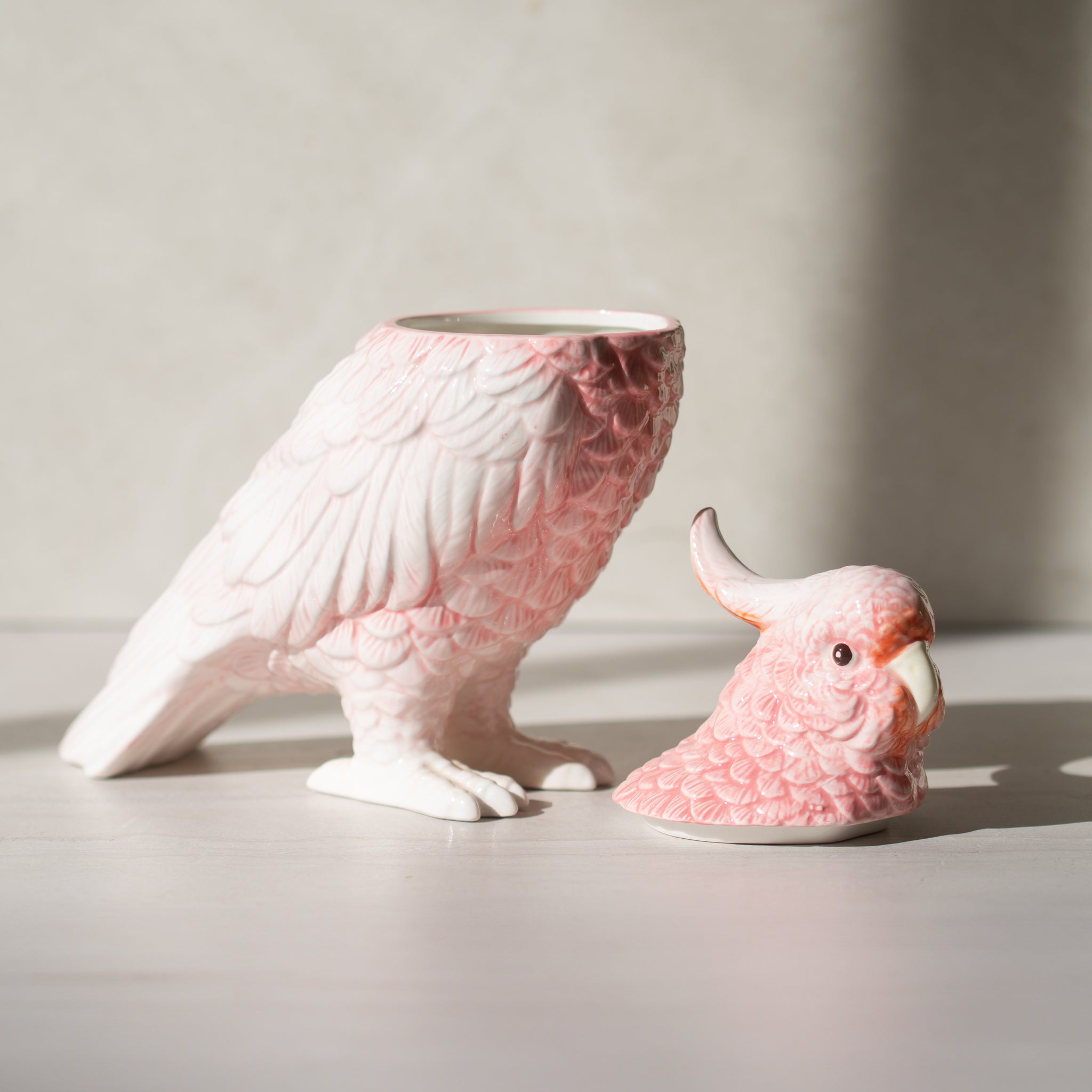 Paloma Ceramic Parrot Jar