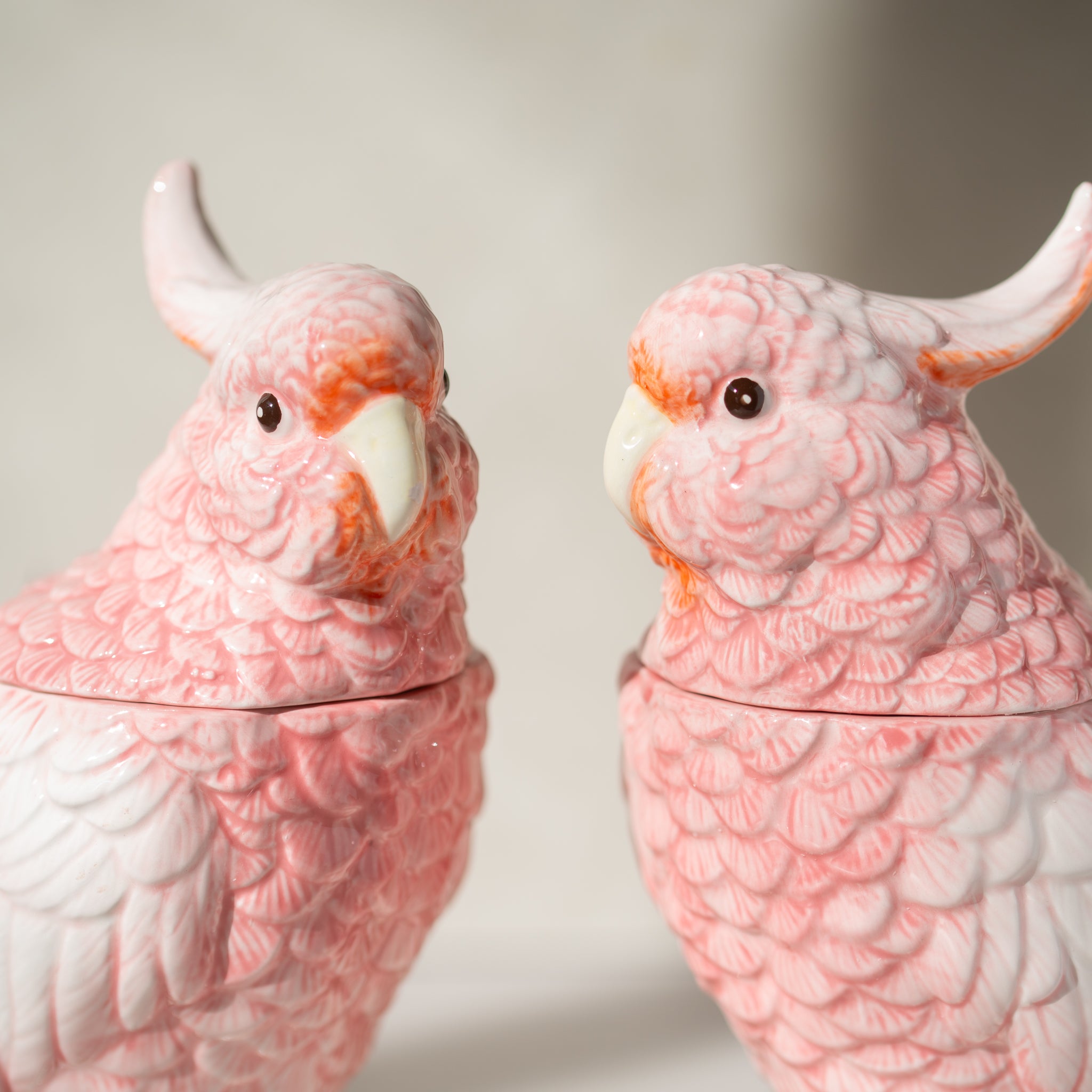 Paloma Ceramic Parrot Jar