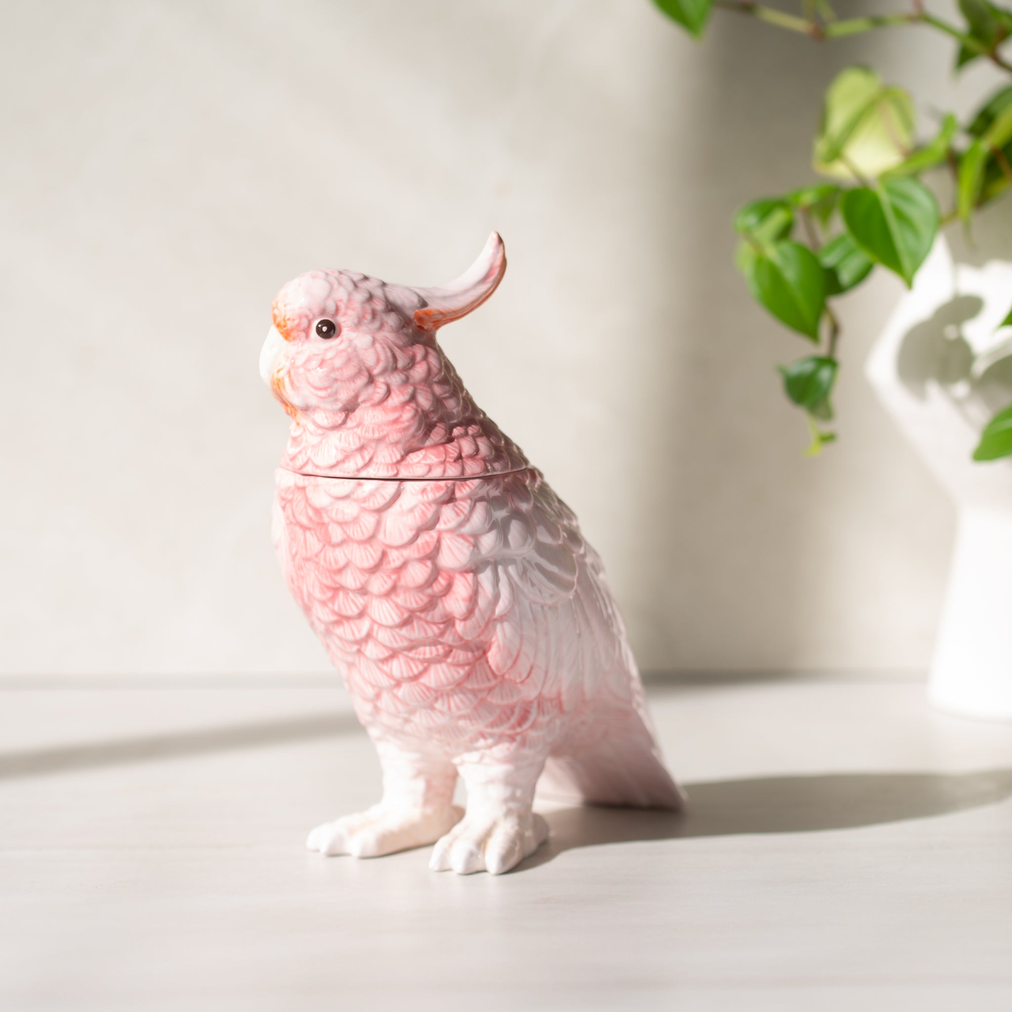 Paloma Ceramic Parrot Jar