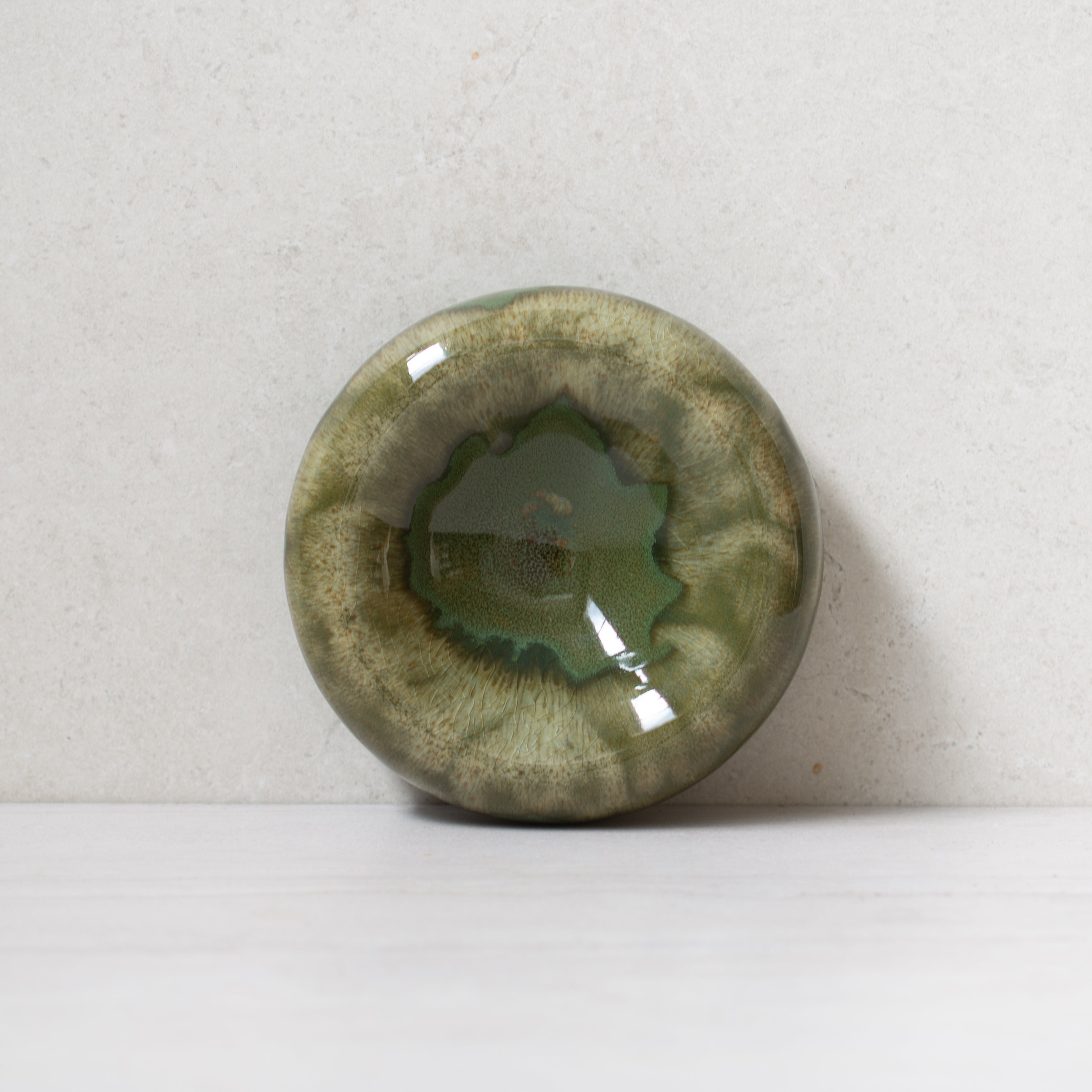 Ceramic Trinket Dish | Panera | Green