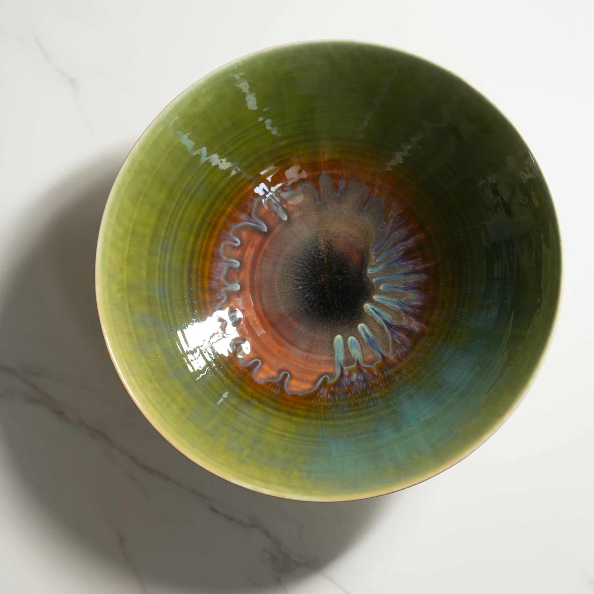 Green Ceramic Bowl | Patra