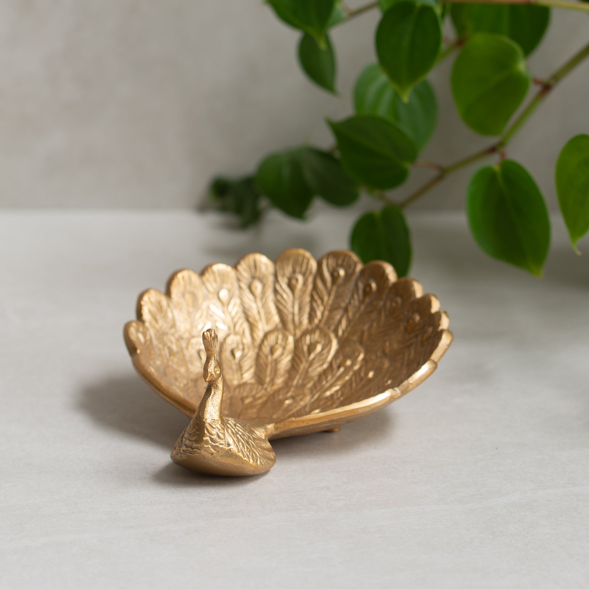Peacock Trinket Dish