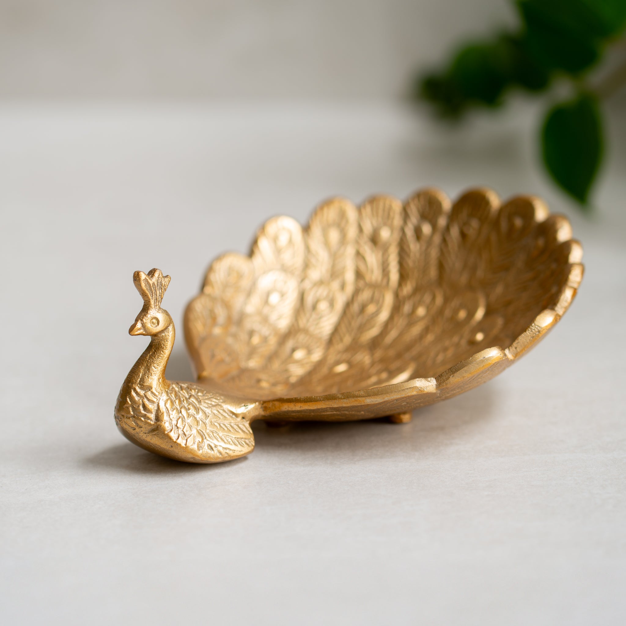 Peacock Trinket Dish