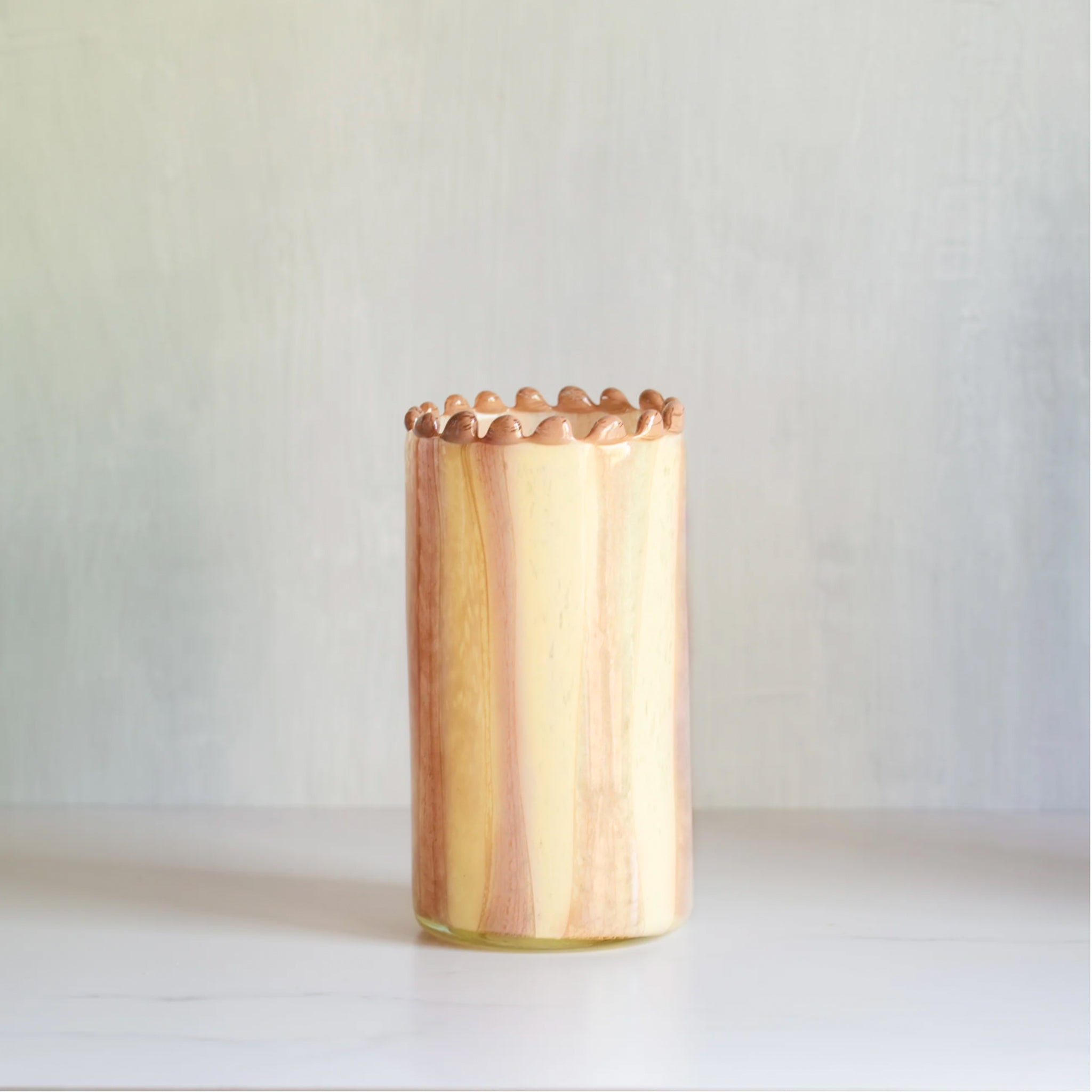 Pettine Stripe Glass Vase