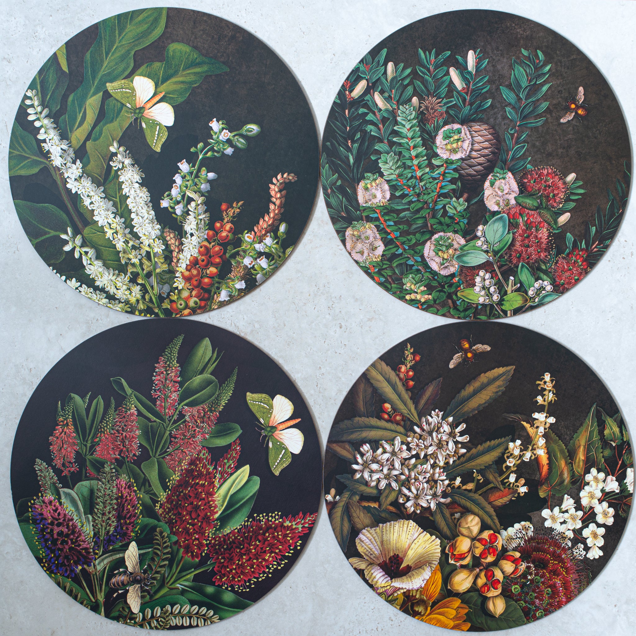 NZ Placemats | Flora + Fauna | Set 4