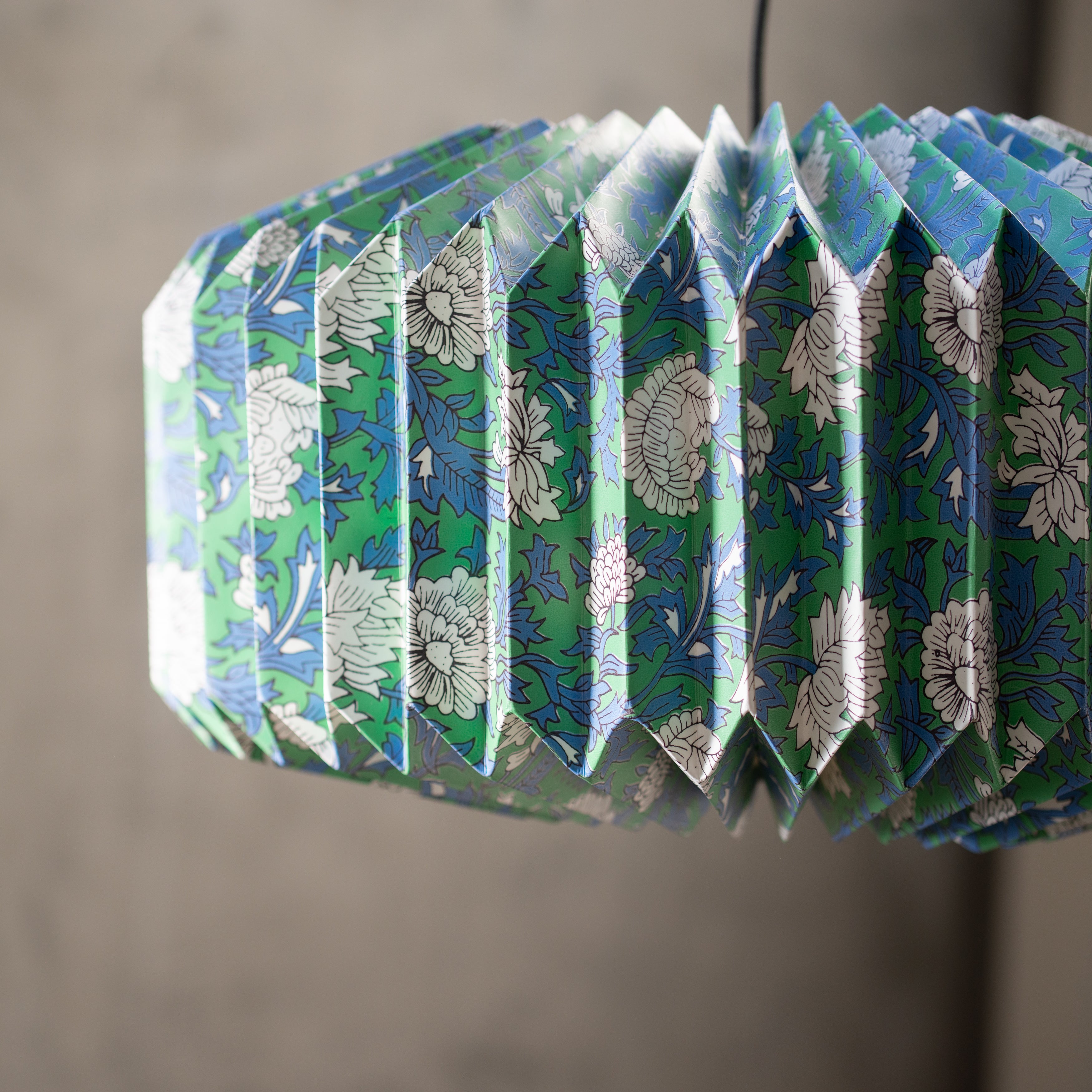 Pleated | Paper Light Shade | Callie | Garden