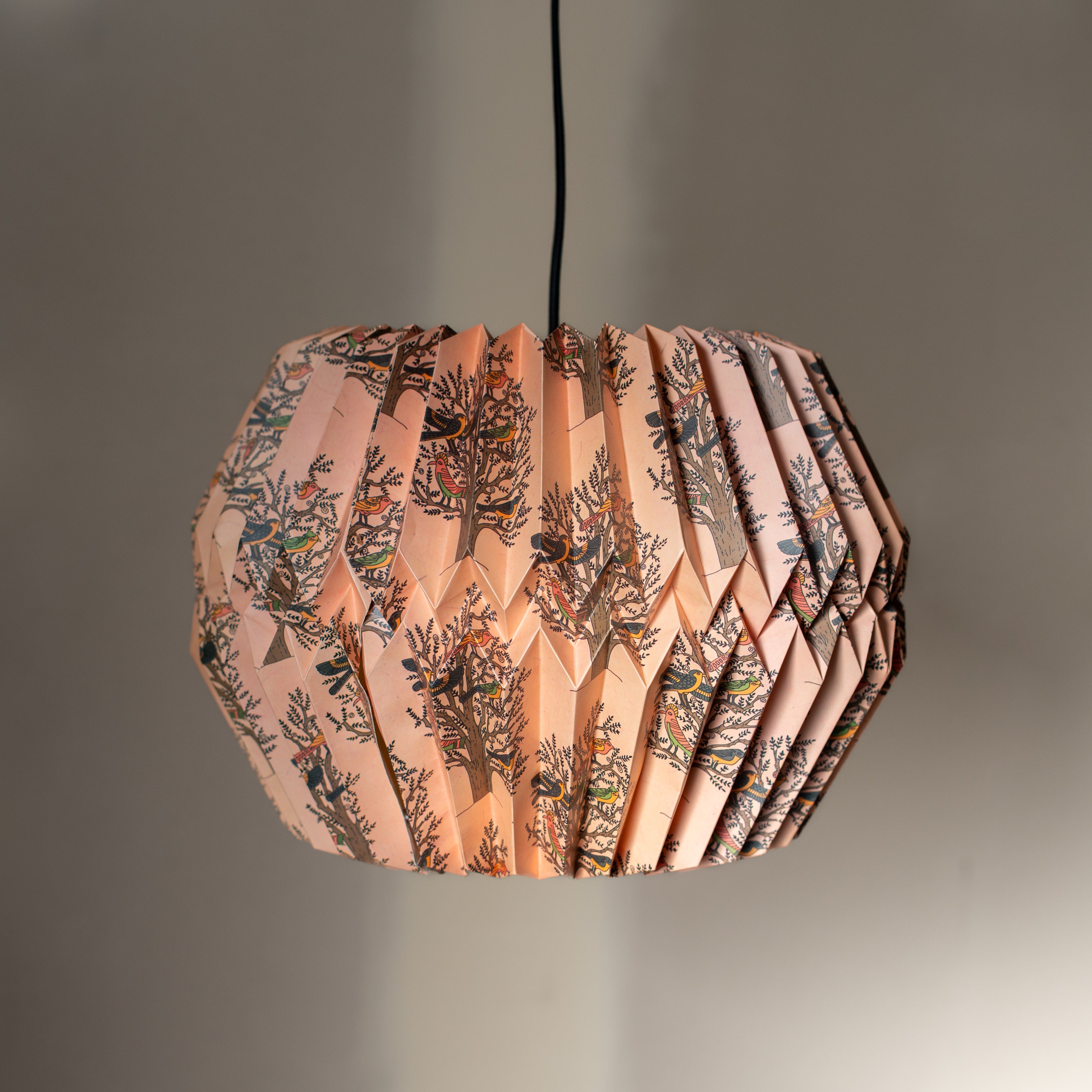 Pleated | Paper Light Shade | Sartene | Trees