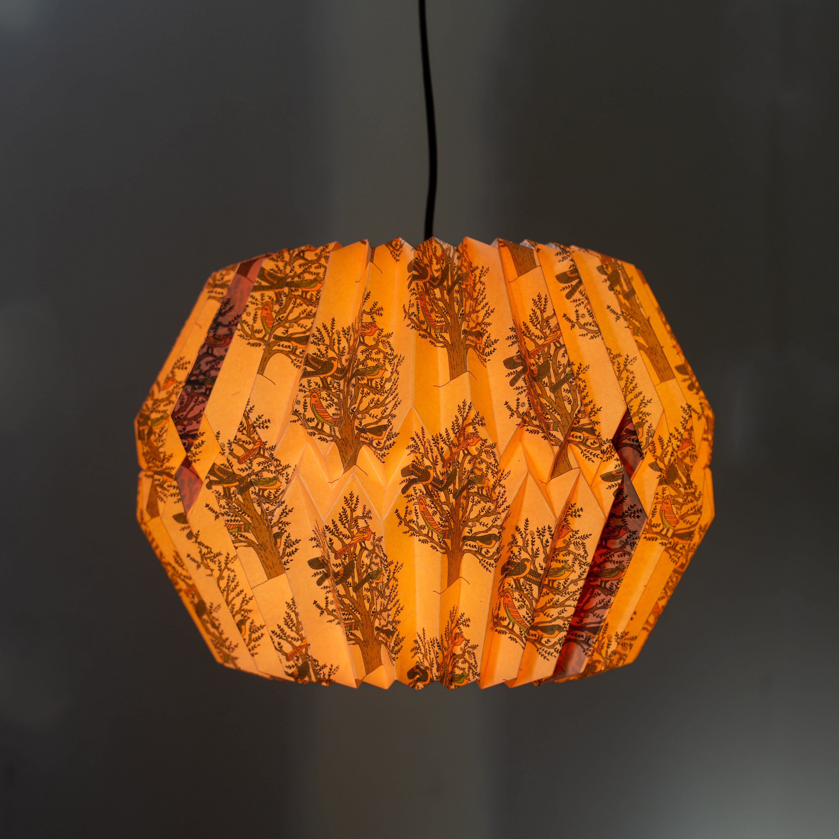Pleated | Paper Light Shade | Sartene | Trees
