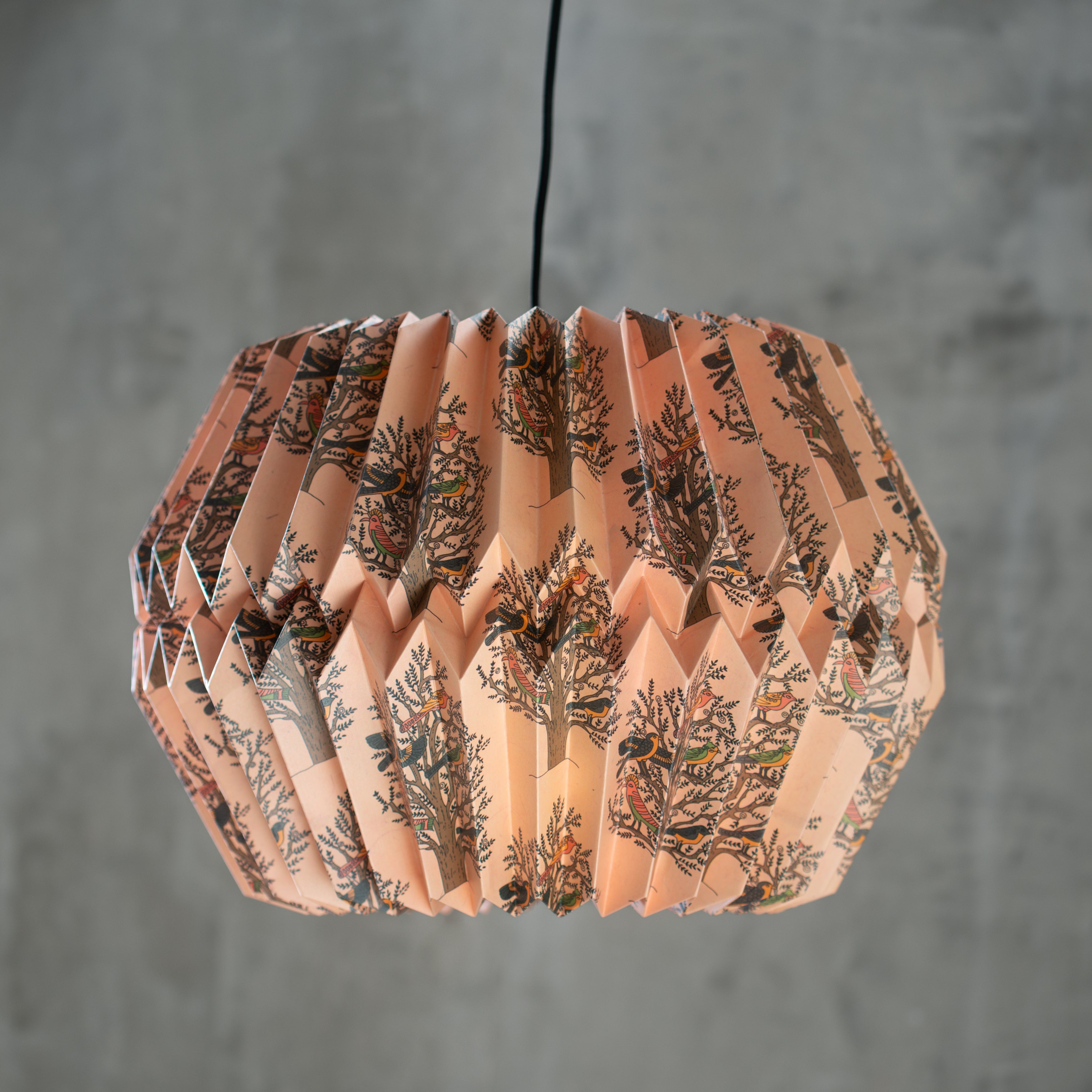 Pleated | Paper Light Shade | Sartene | Trees