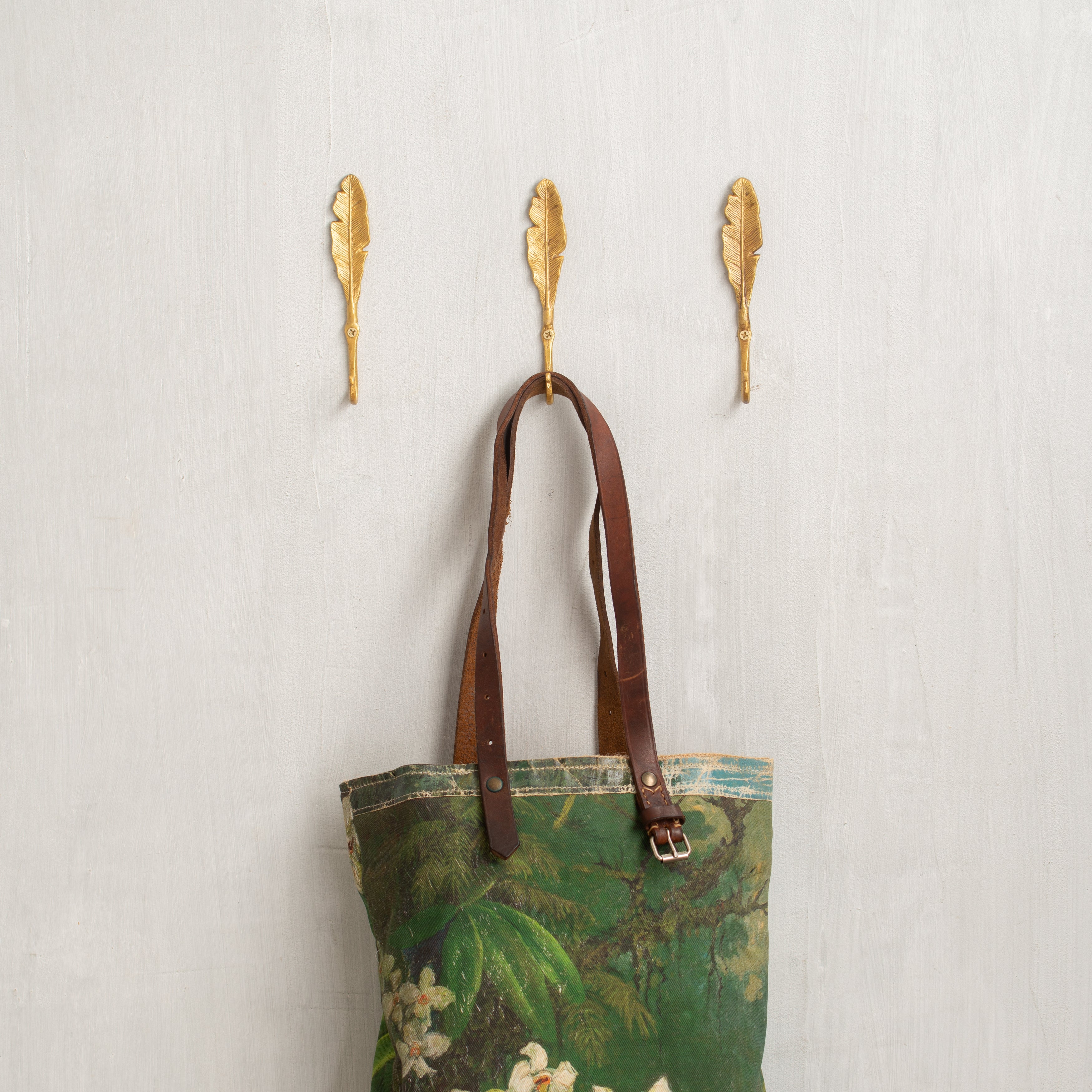 Forged | Plume Wall Hook | Brass